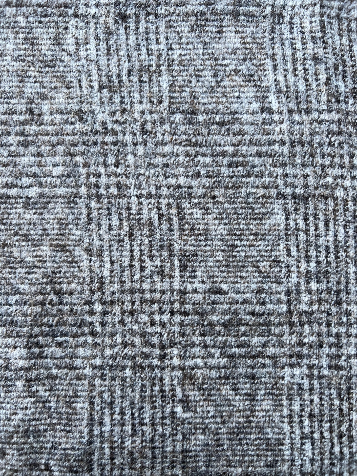 Gustave 010 wool check double face beige/beige