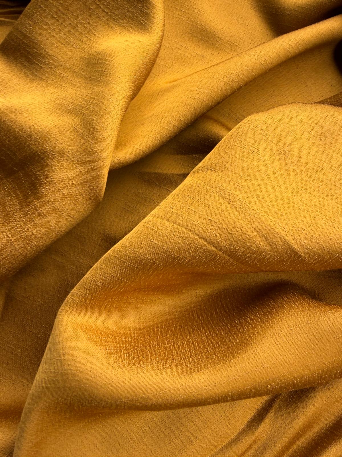 PC DANTE 049 VI/PL shantung washed dark yellow