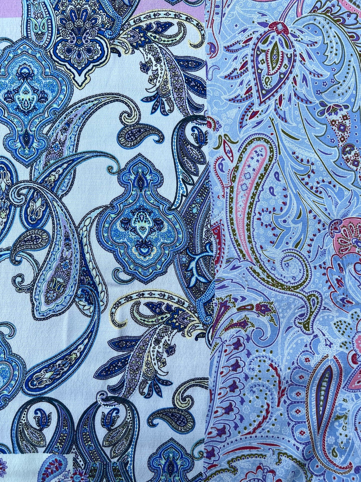Fiona 001 viscose crepe print cashmere squares