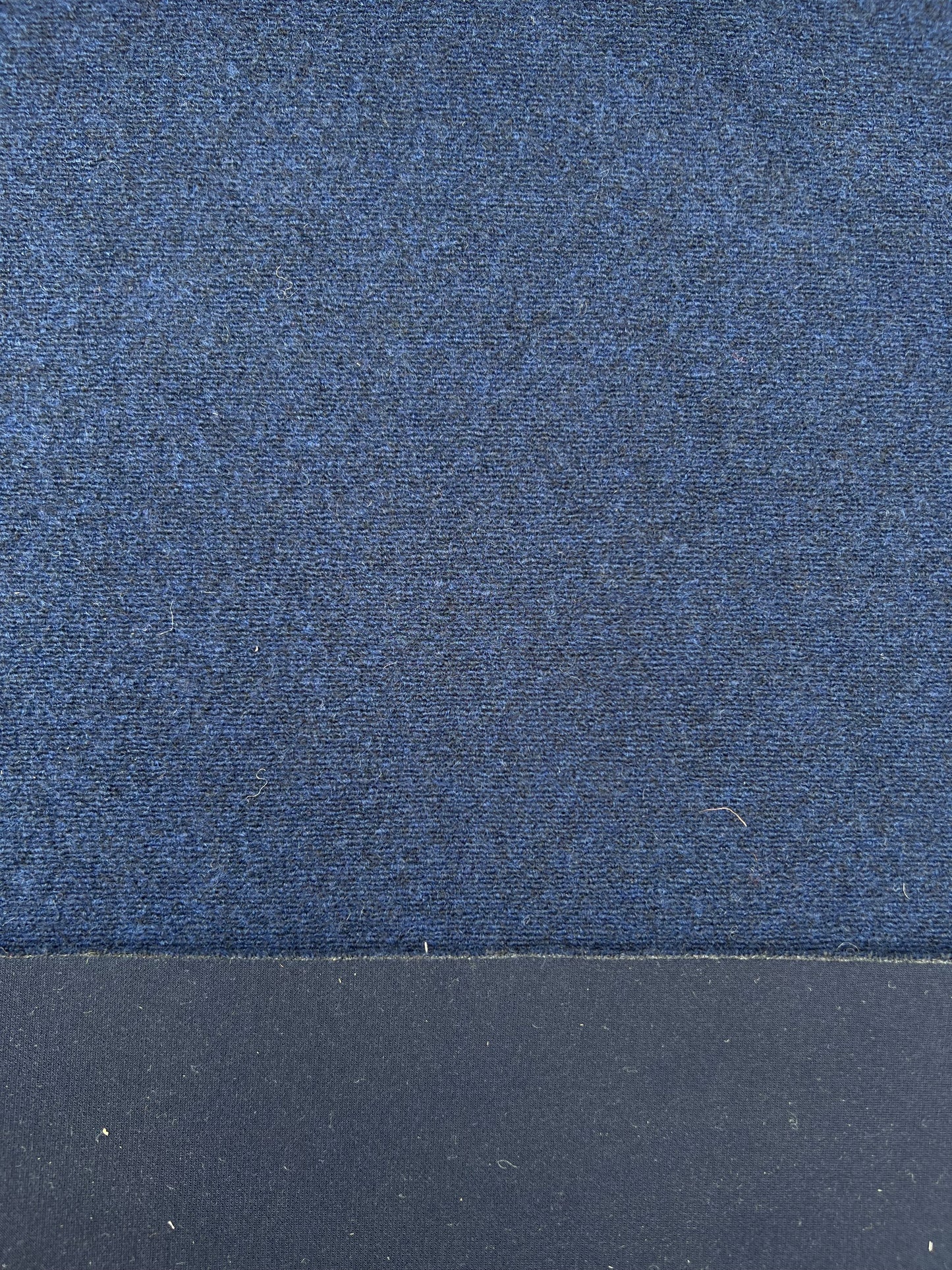 Gustave 025 wool blue black double face black