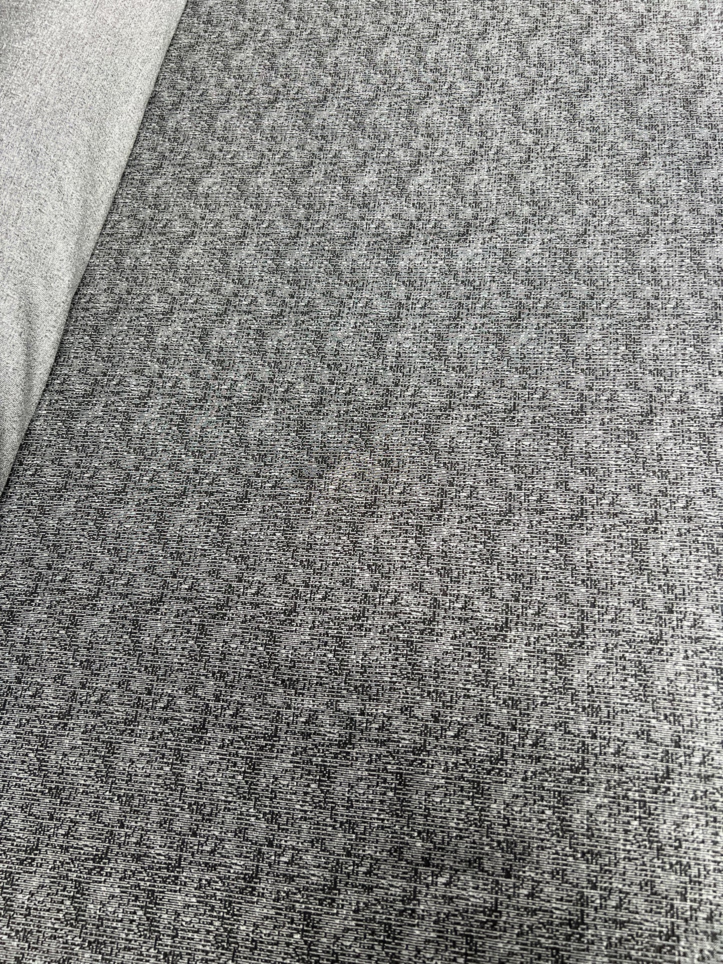 Wallet in diet 016 jersey jacquard structured black grey