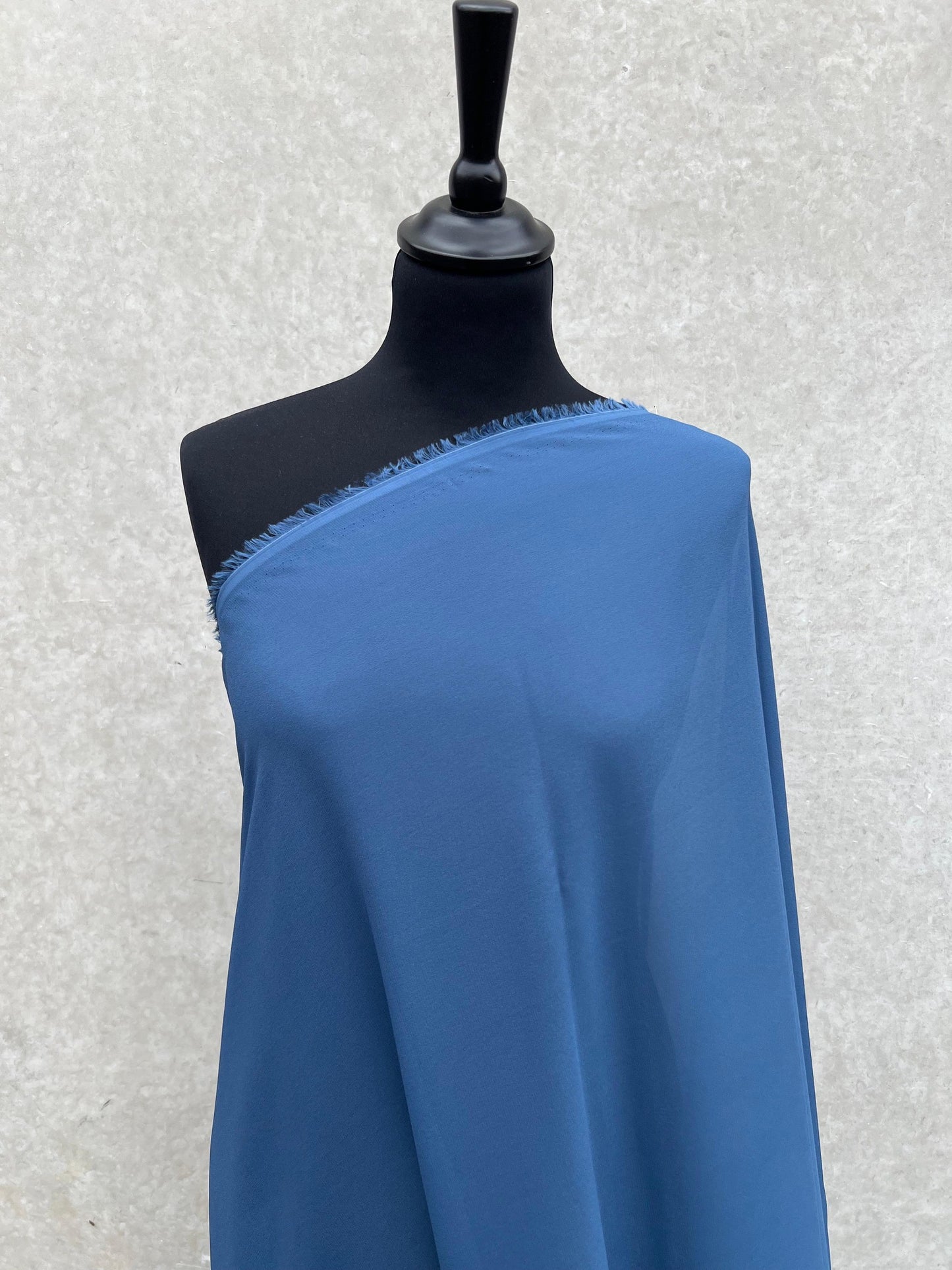 PREM10047 voile polyester slate blue Marina Rinaldi