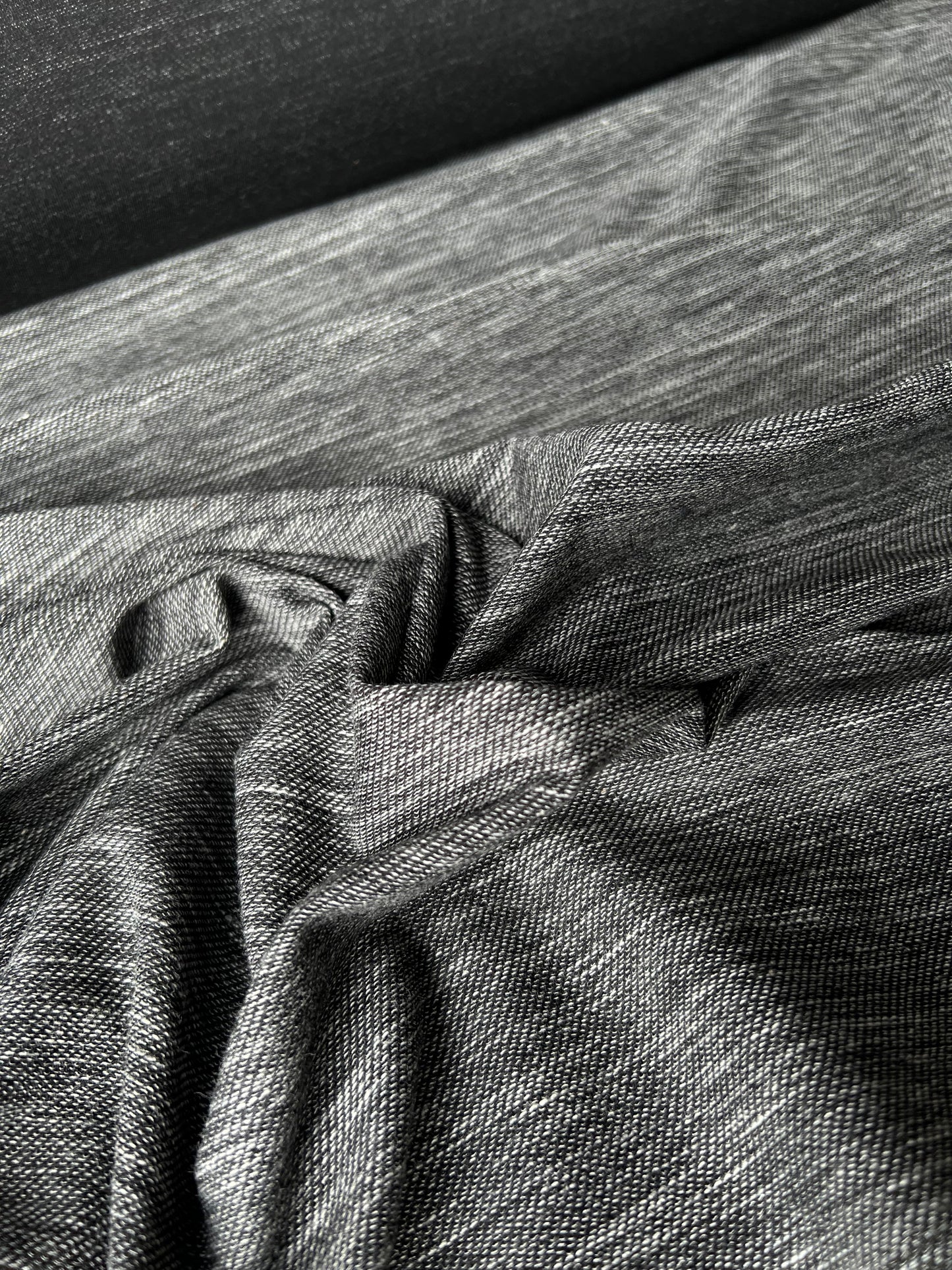 Wallet on diet 017 jersey jacquard black grey chiné design
