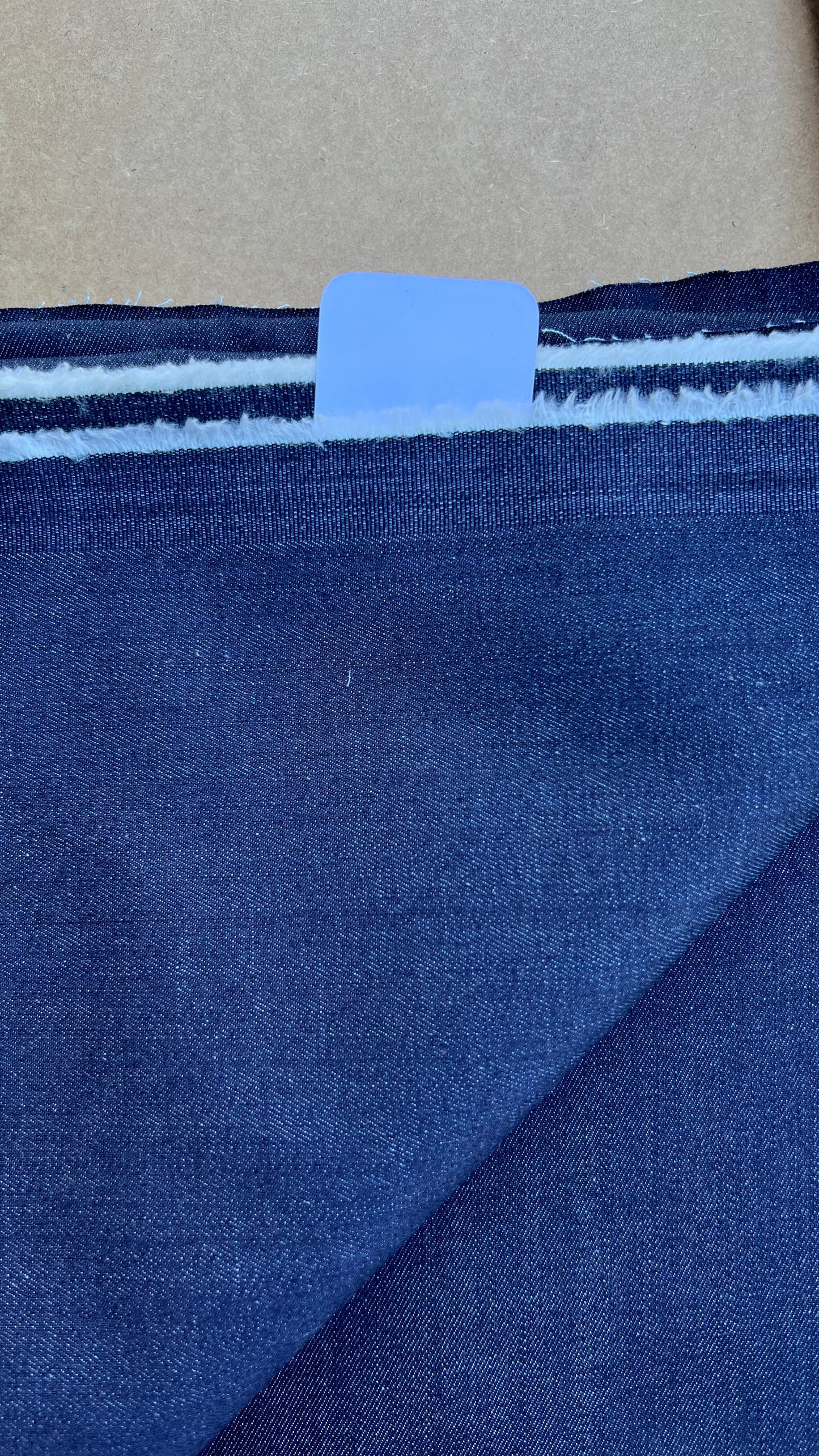 JACOB 1063 midweight twill denim stretch dark indigo