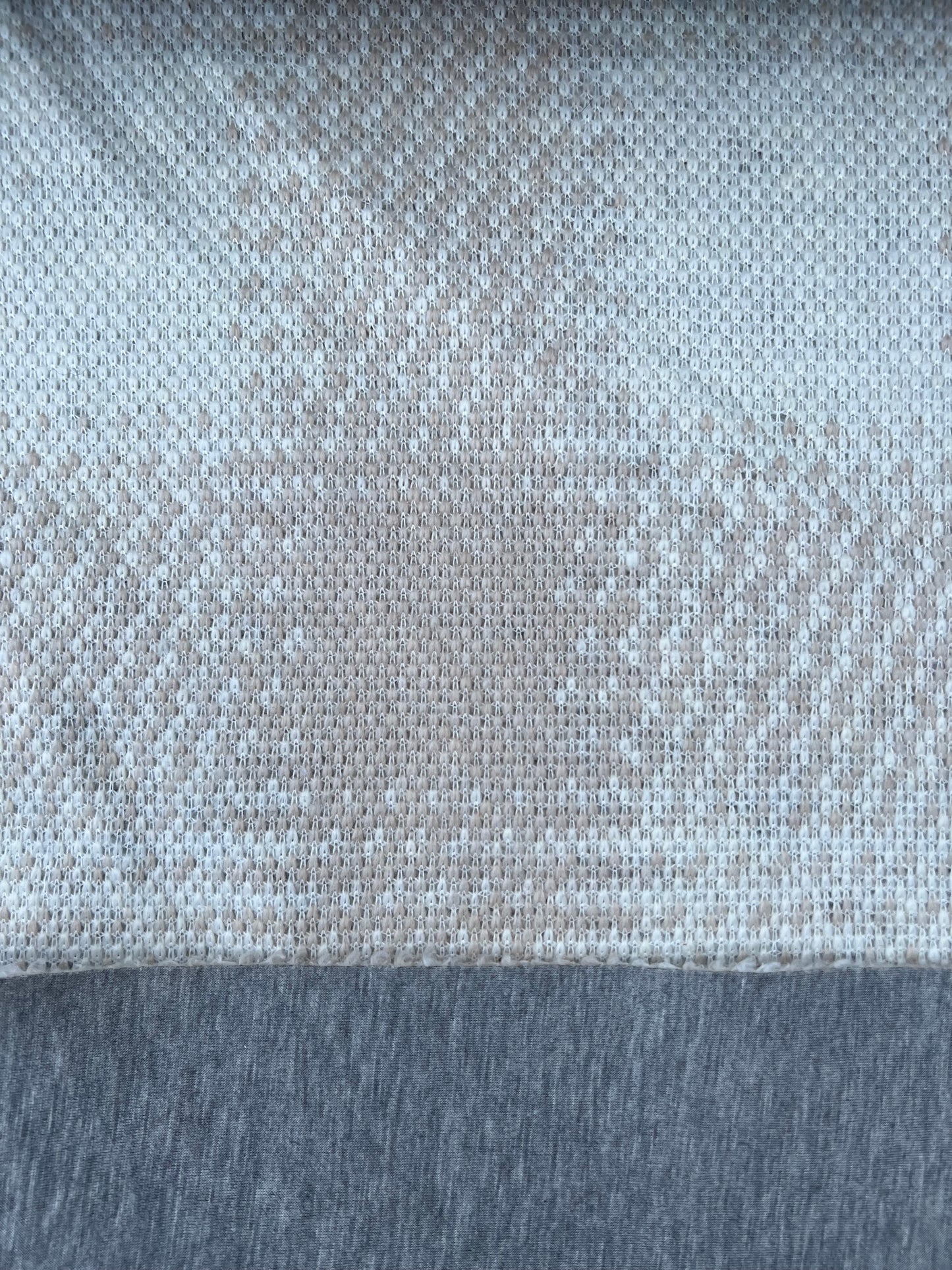 Gustave 017 small bouclette beige checks double face