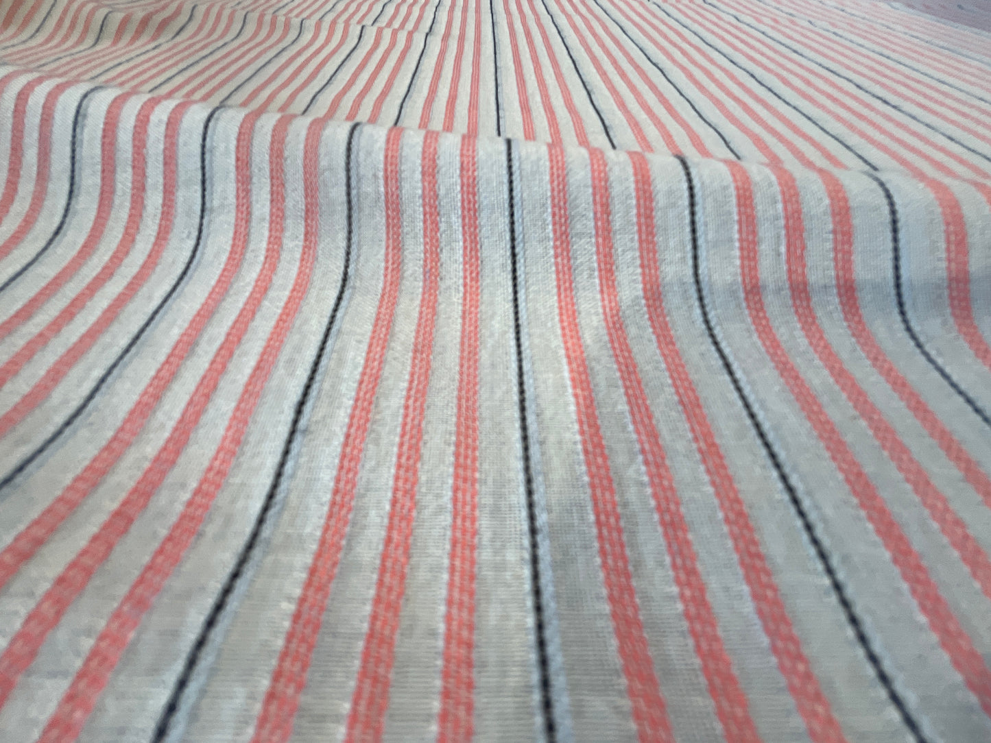 H01 NIKOS 016 woven cotton stripes baby blue/pink