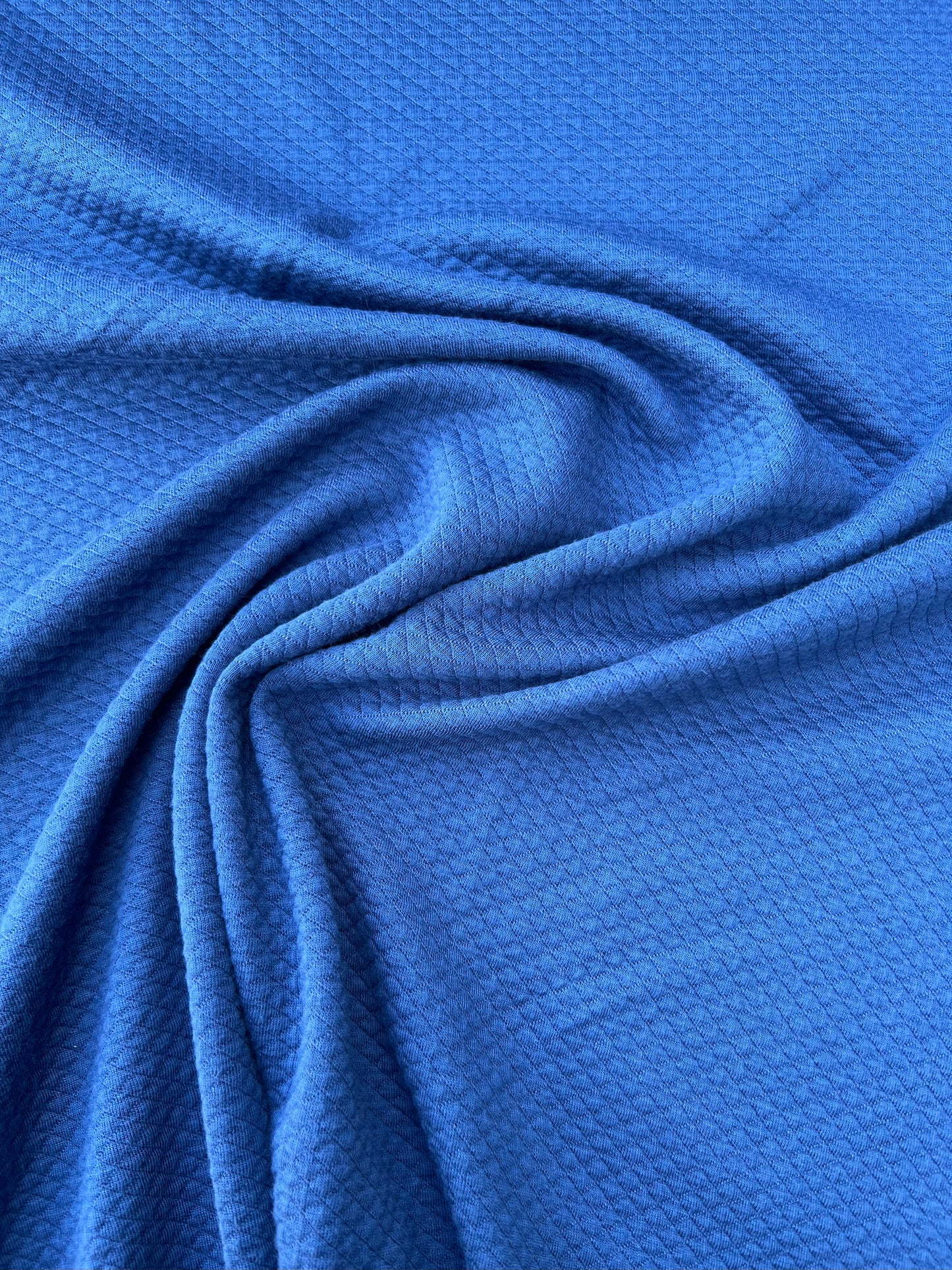 Fiona 009 jersey cotton matelassé indigo