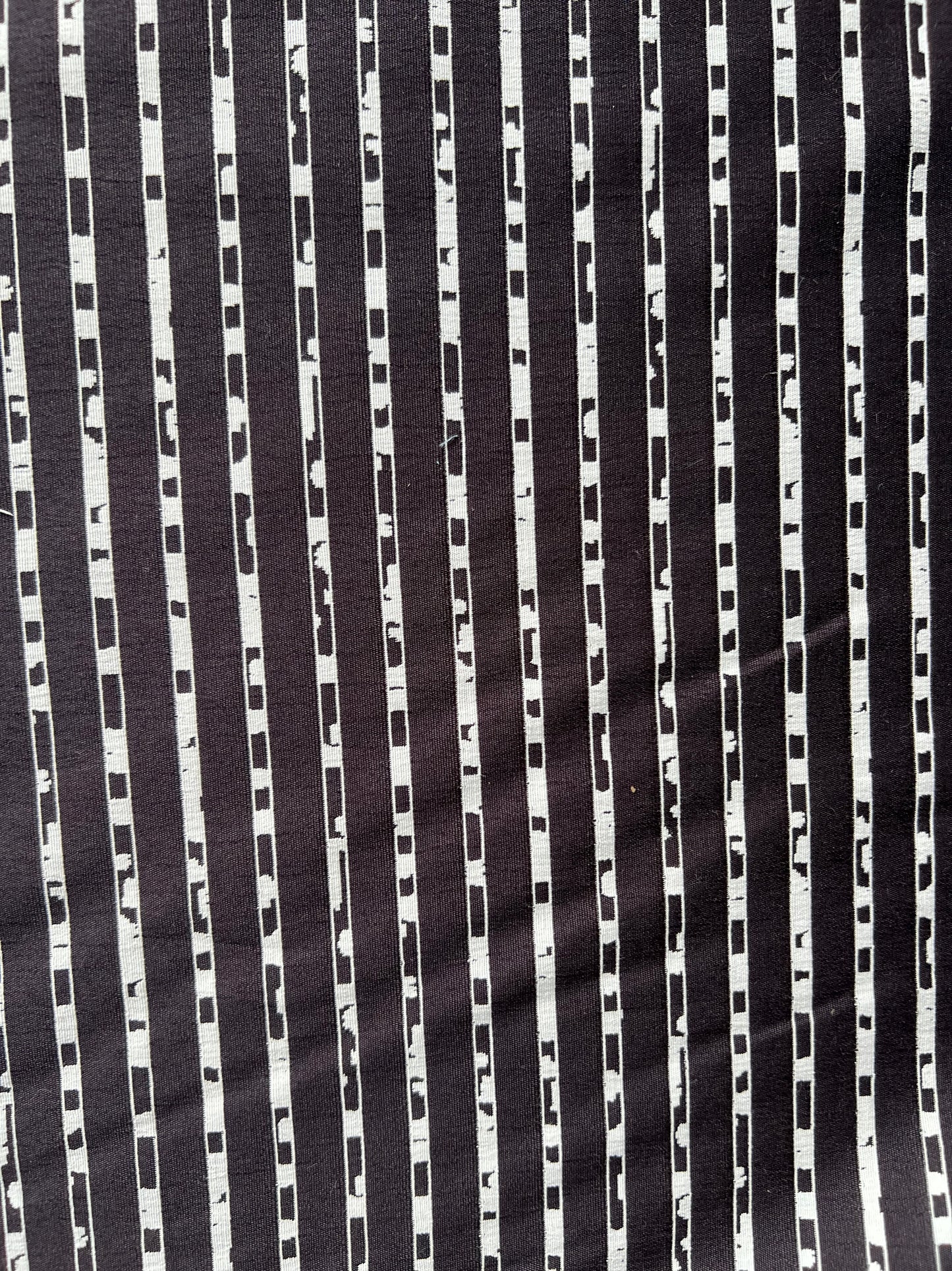 Wallet on diet 029 cotton stretch jacquard black /white