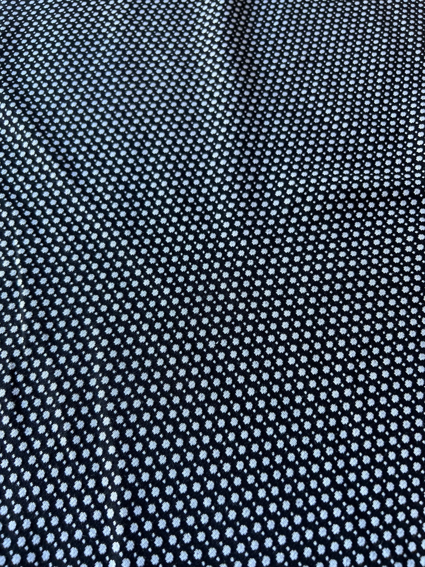 Wallet in diet 044 jersey jacquard black with white dots