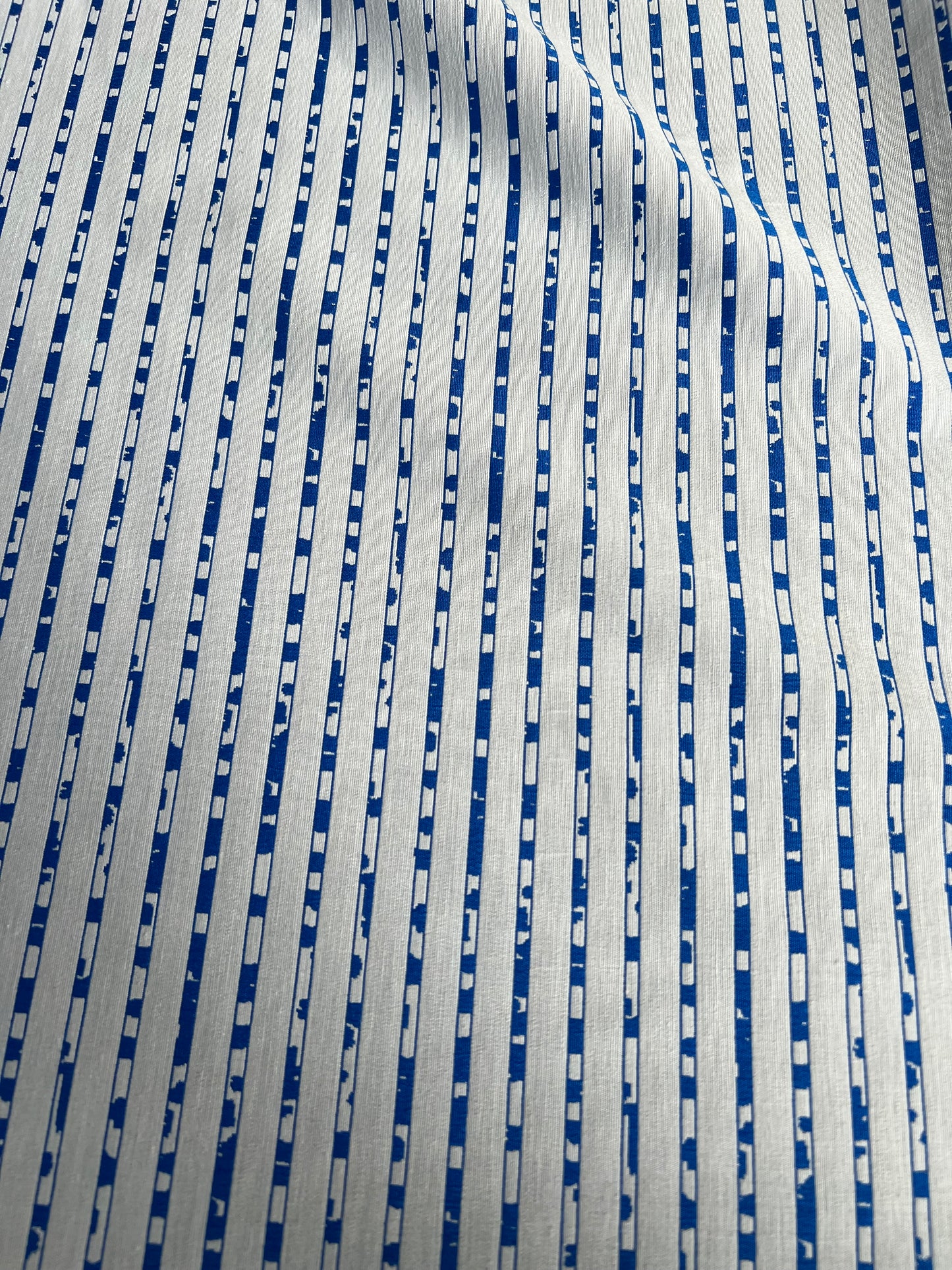 Wallet on diet 023 cotton stretch jacquard blue/white