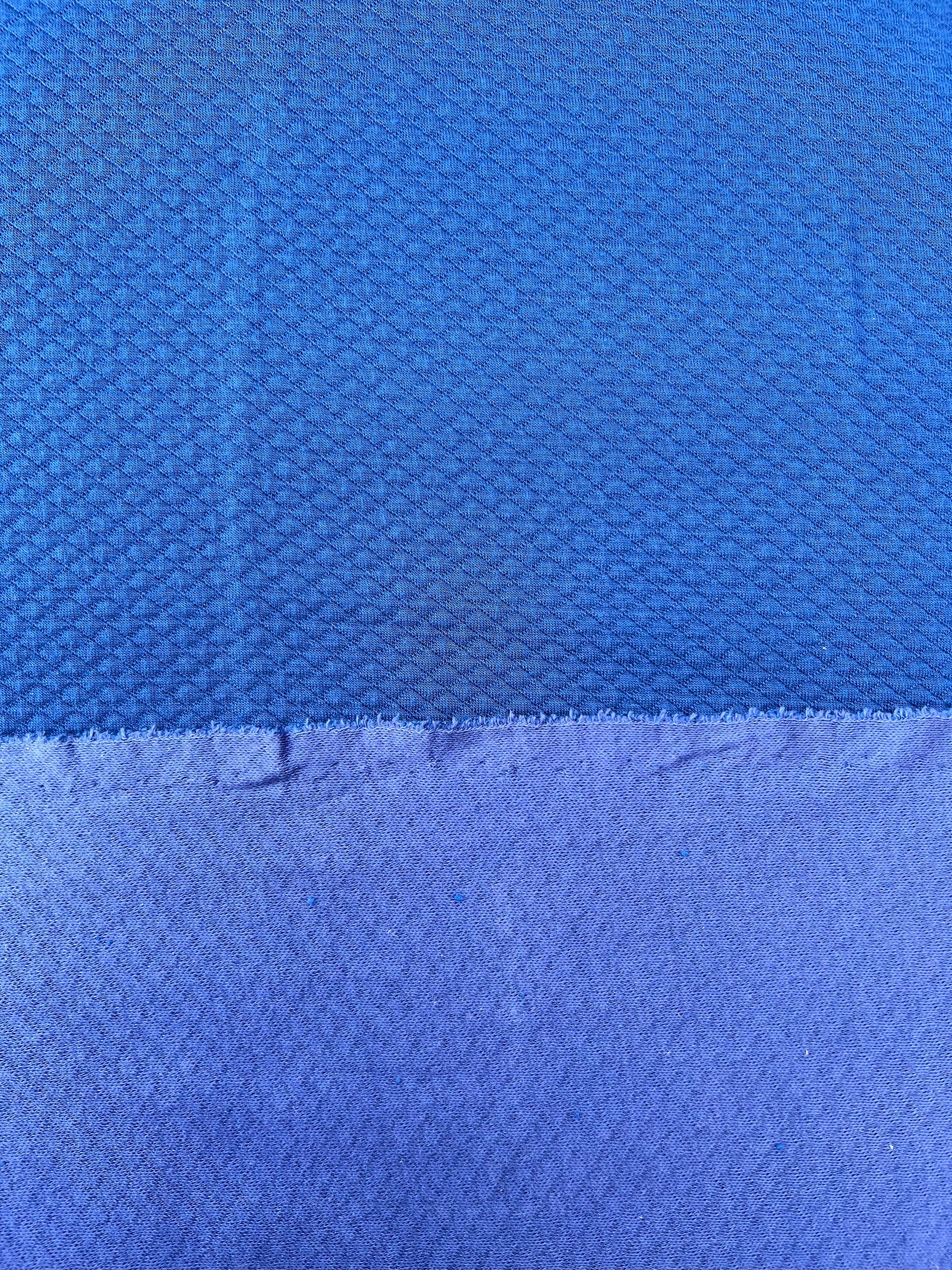 Fiona 009 jersey cotton matelassé indigo