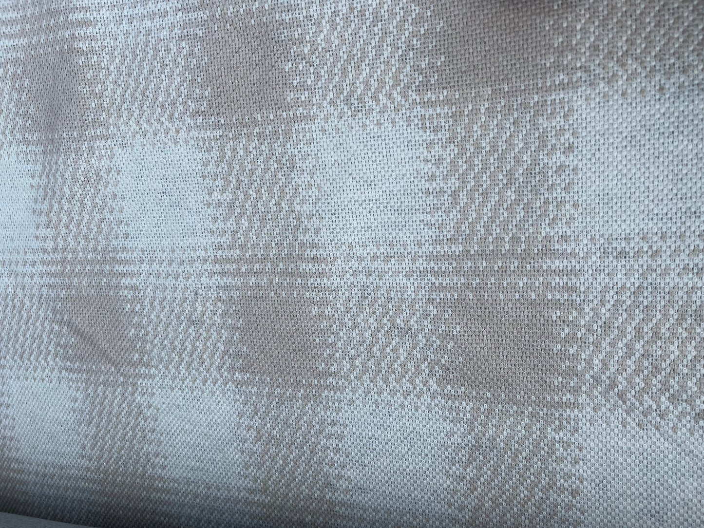 Gustave 017 small bouclette beige checks double face