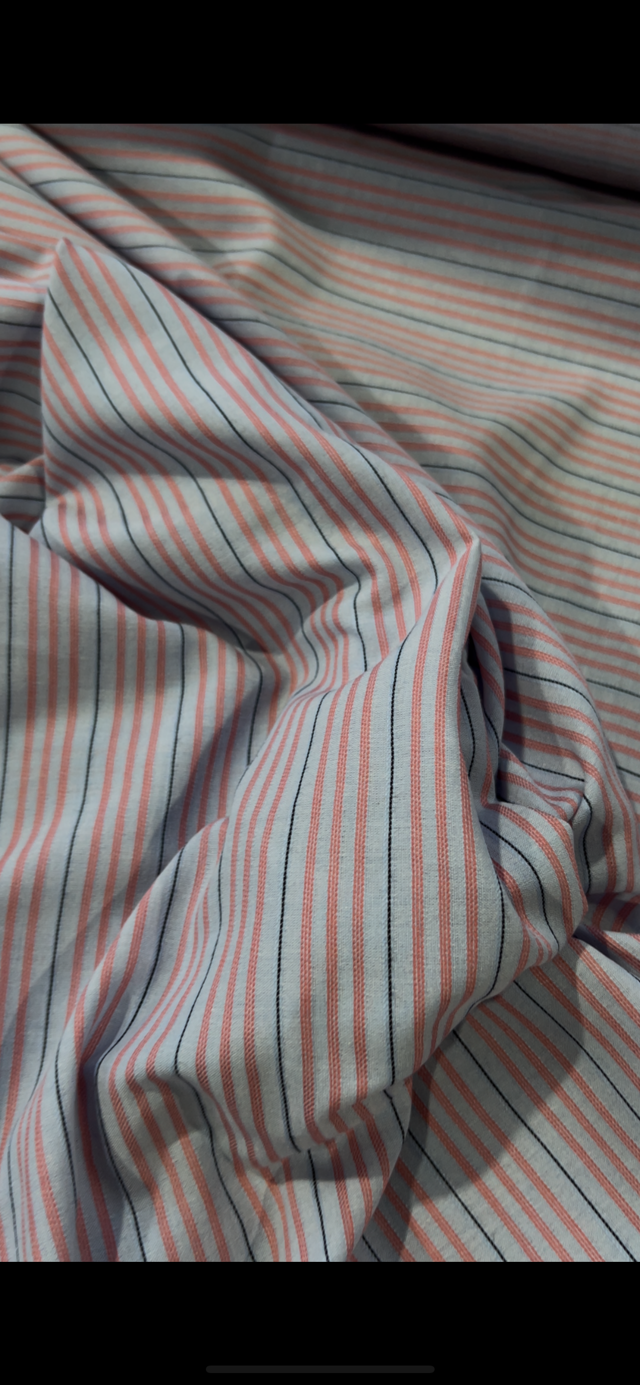 H01 NIKOS 016 woven cotton stripes baby blue/pink