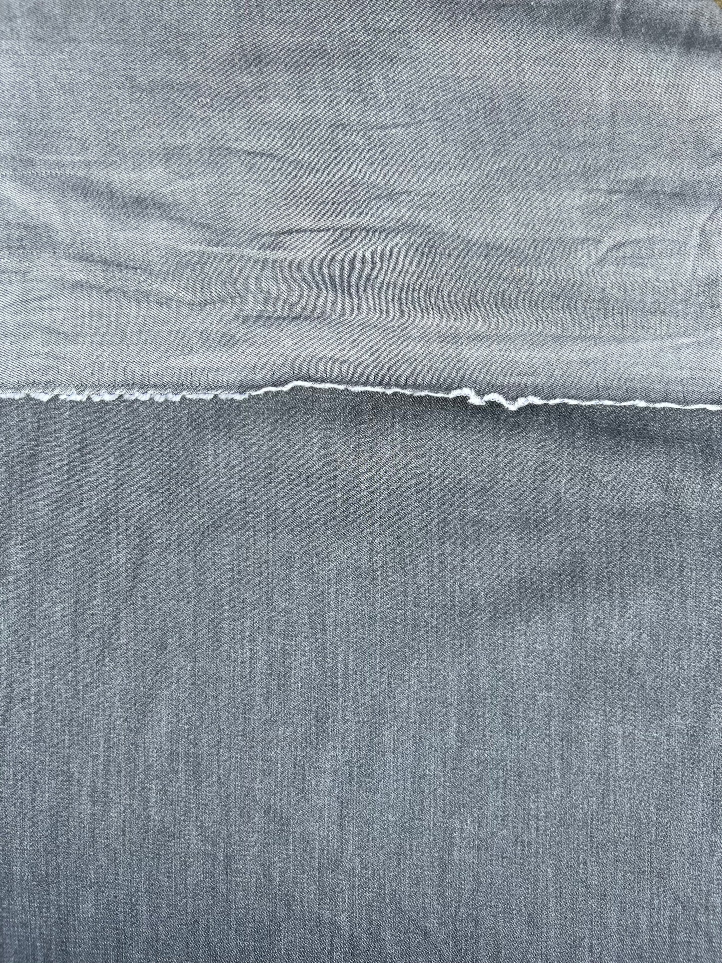 Fiona 008 Cotton twill jeans look grey écru melange