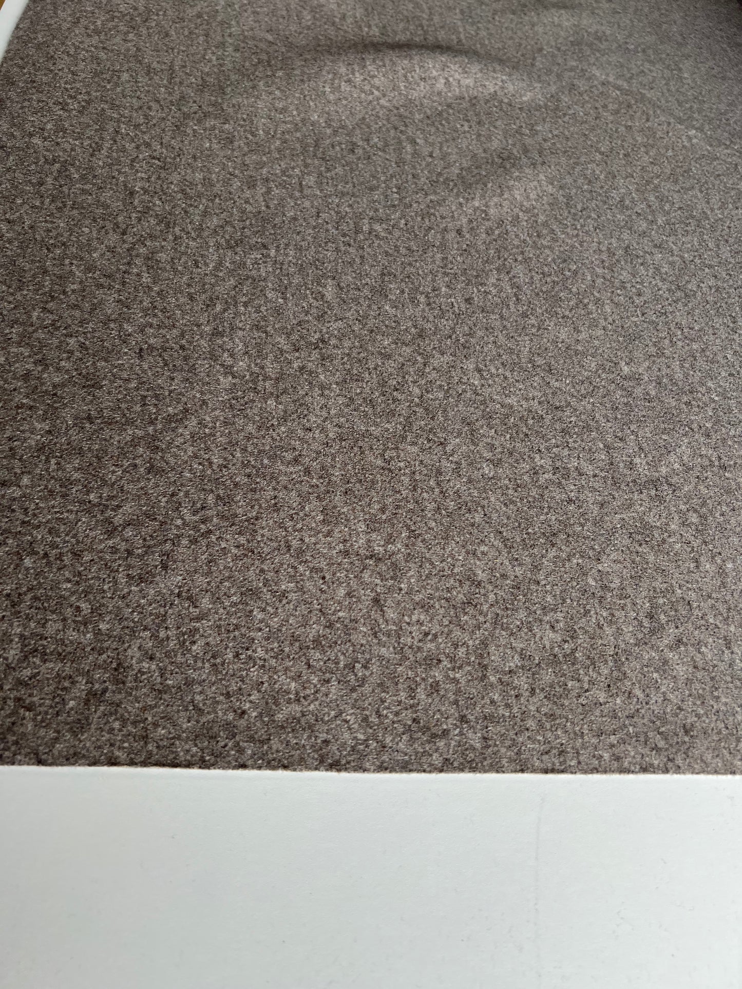Flip side 009 blue rouille ecru check double face taupe