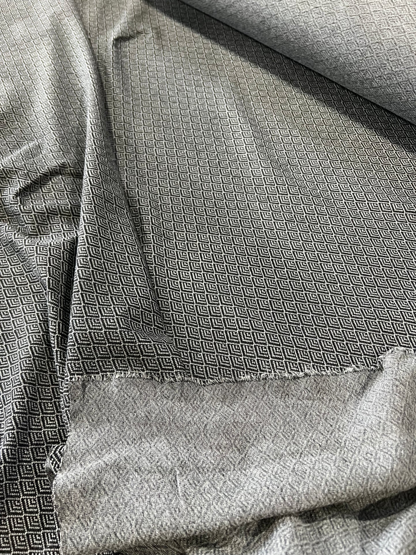 Jeremy 012 jersey jacquard structured black grey