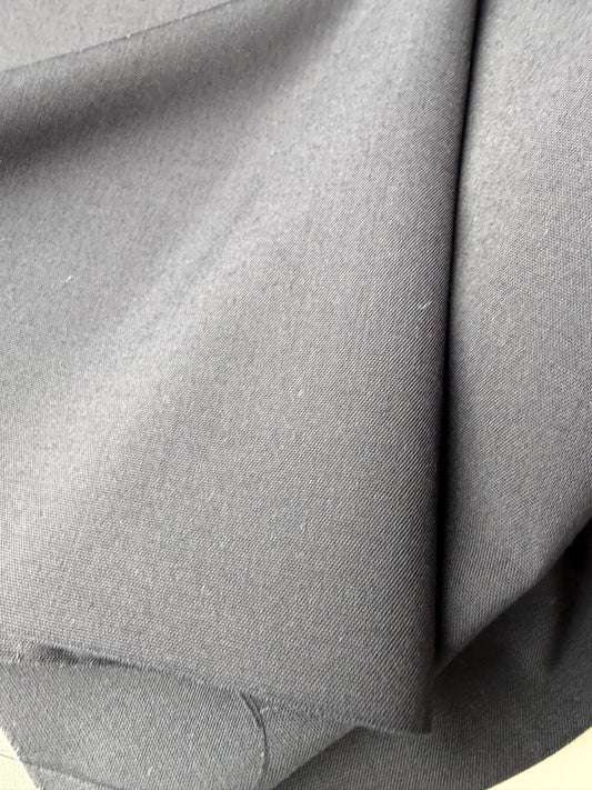 LORO 219 black toile super 120 wool Loro Piana