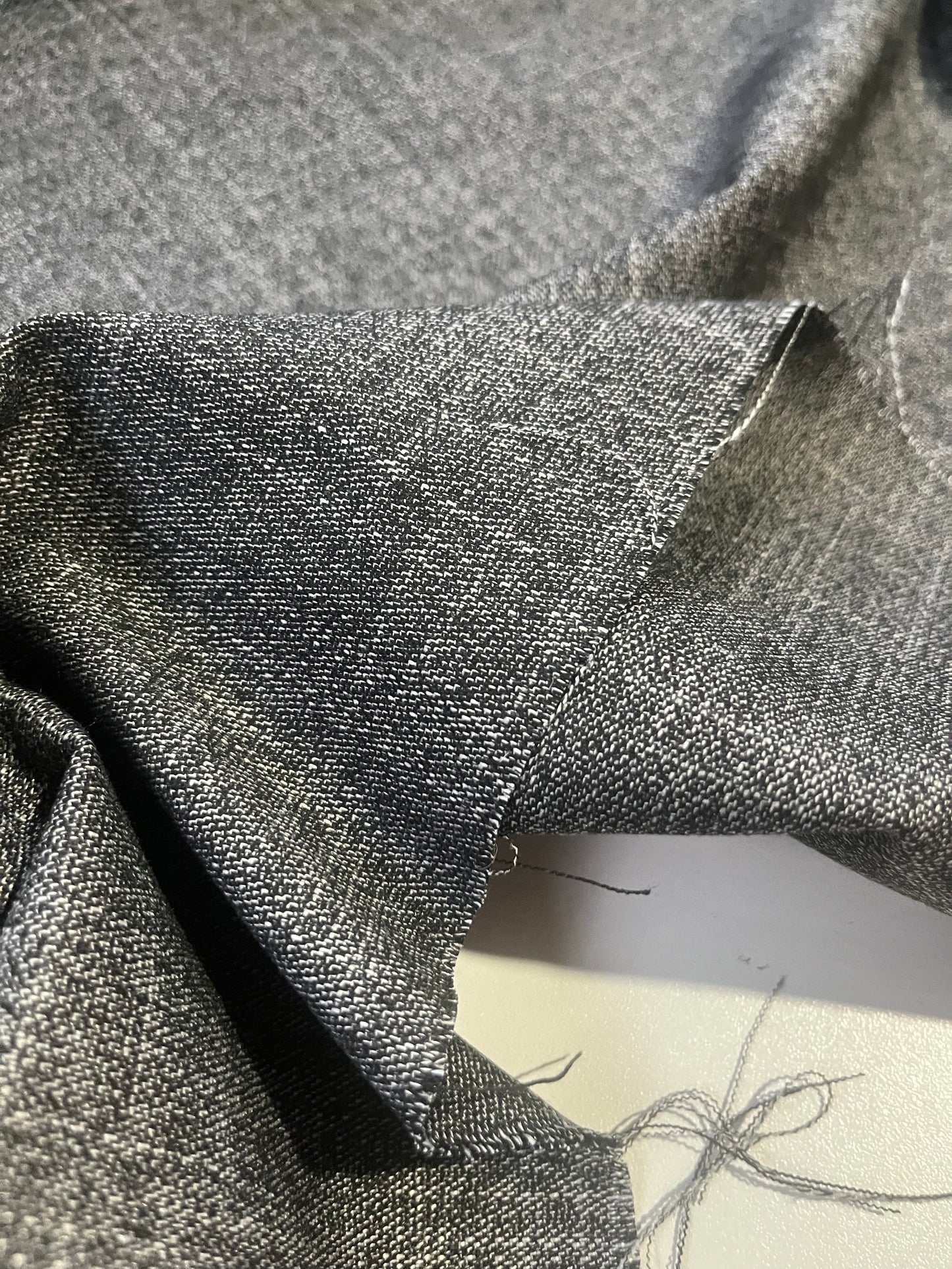 LC LOTTI 026 wool stretch grey chiné