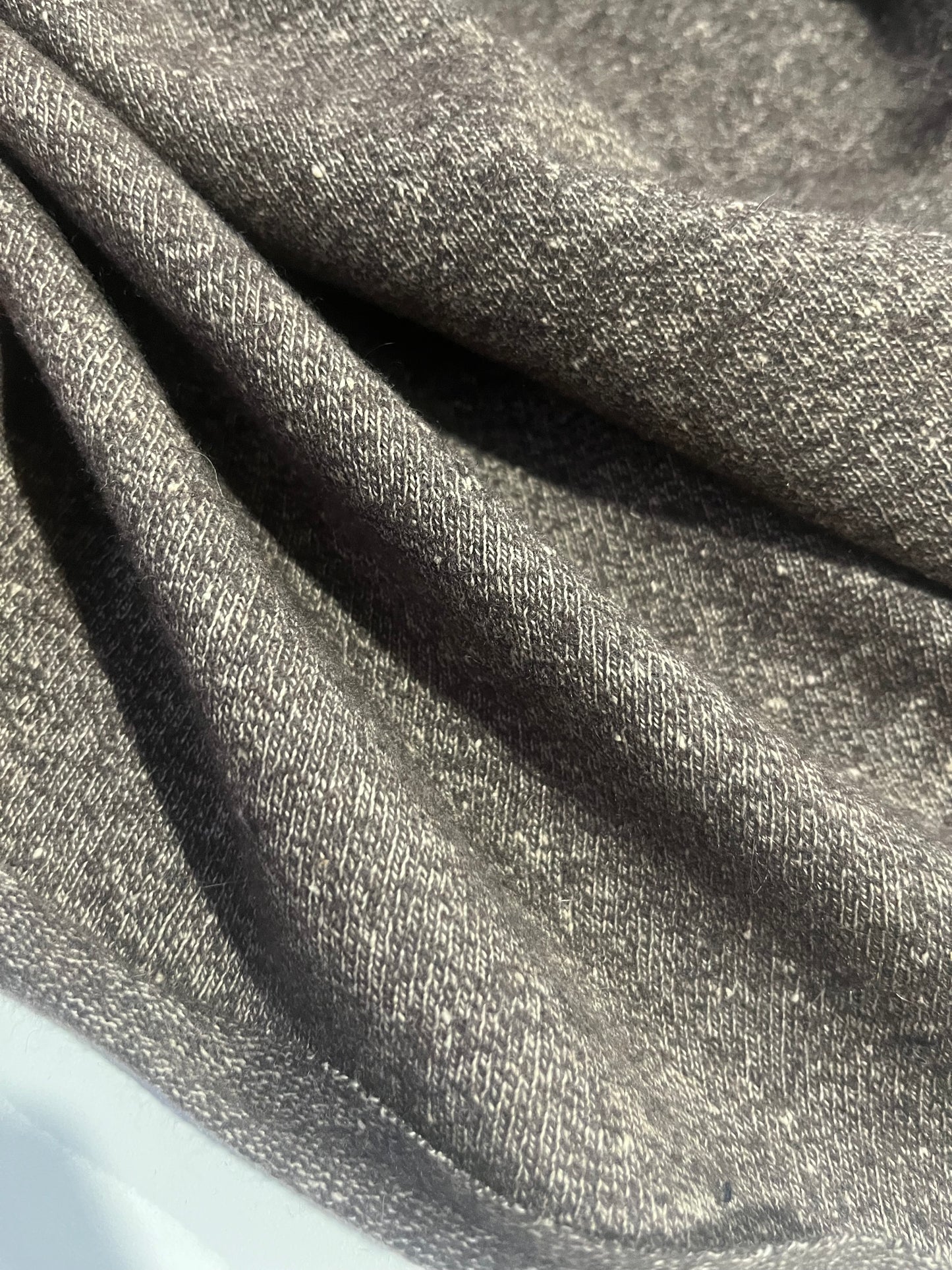 LOTTI 035 heavy wool jersey dark brown