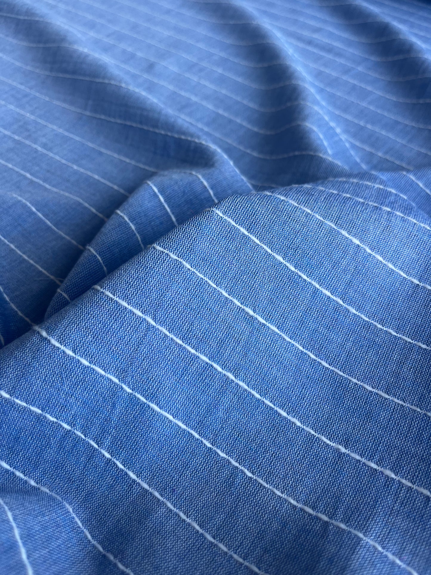 RW 021 linen stripe indigo