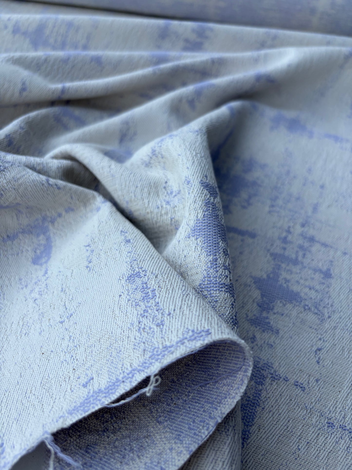 BART 049 lilac/ecru cotton jacquard