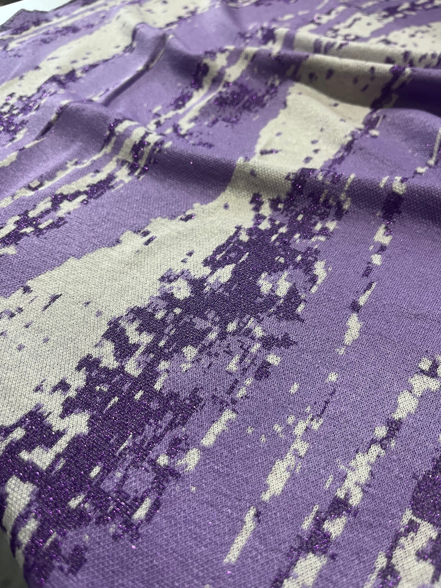 PORTIA 010 jersey jacquard with lurex