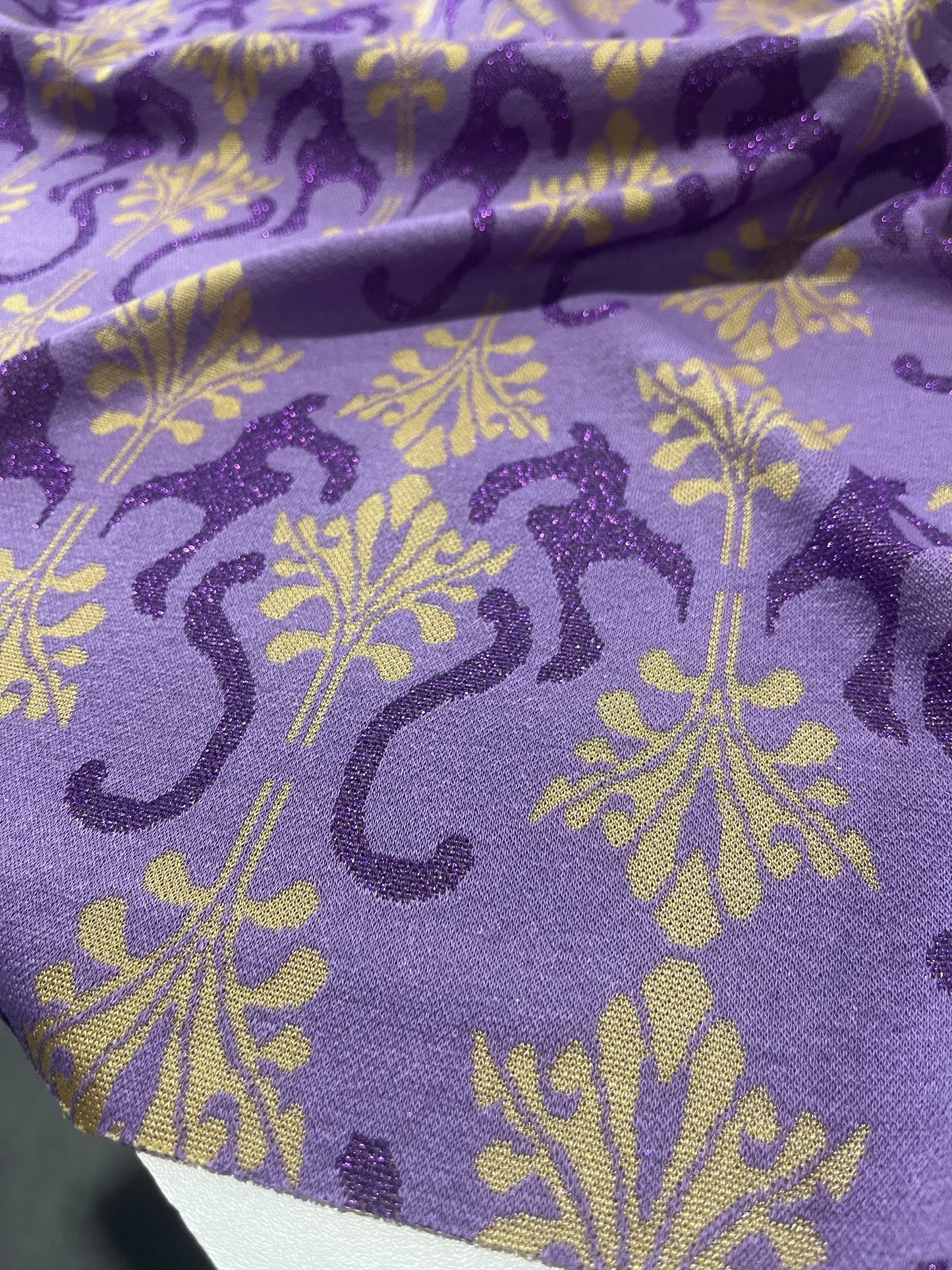 PORTIA 011 jersey jacquard with lurex