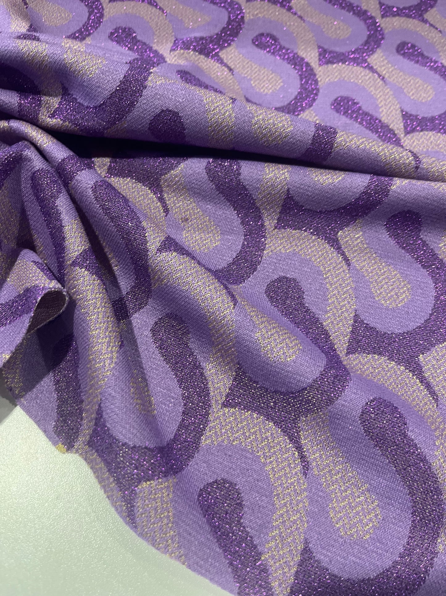 PORTIA 014 jersey jacquard with lurex