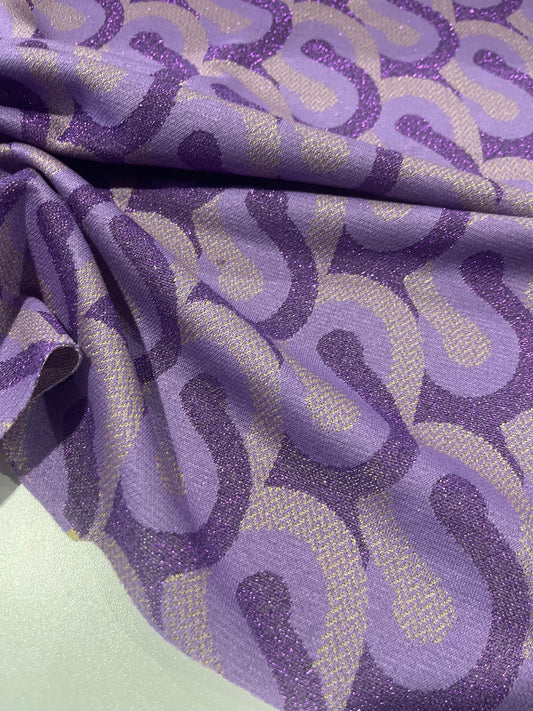 PORTIA 014 jersey jacquard with lurex