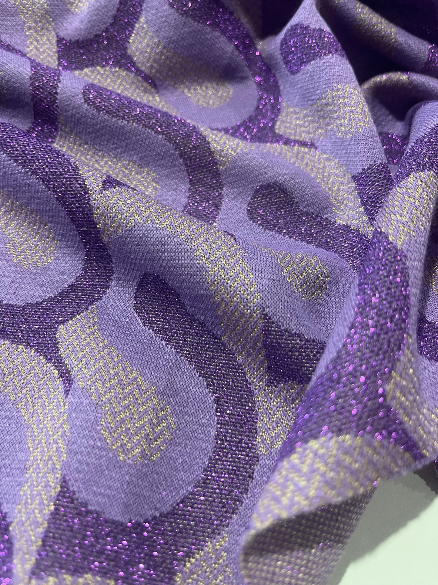 PORTIA 014 jersey jacquard with lurex