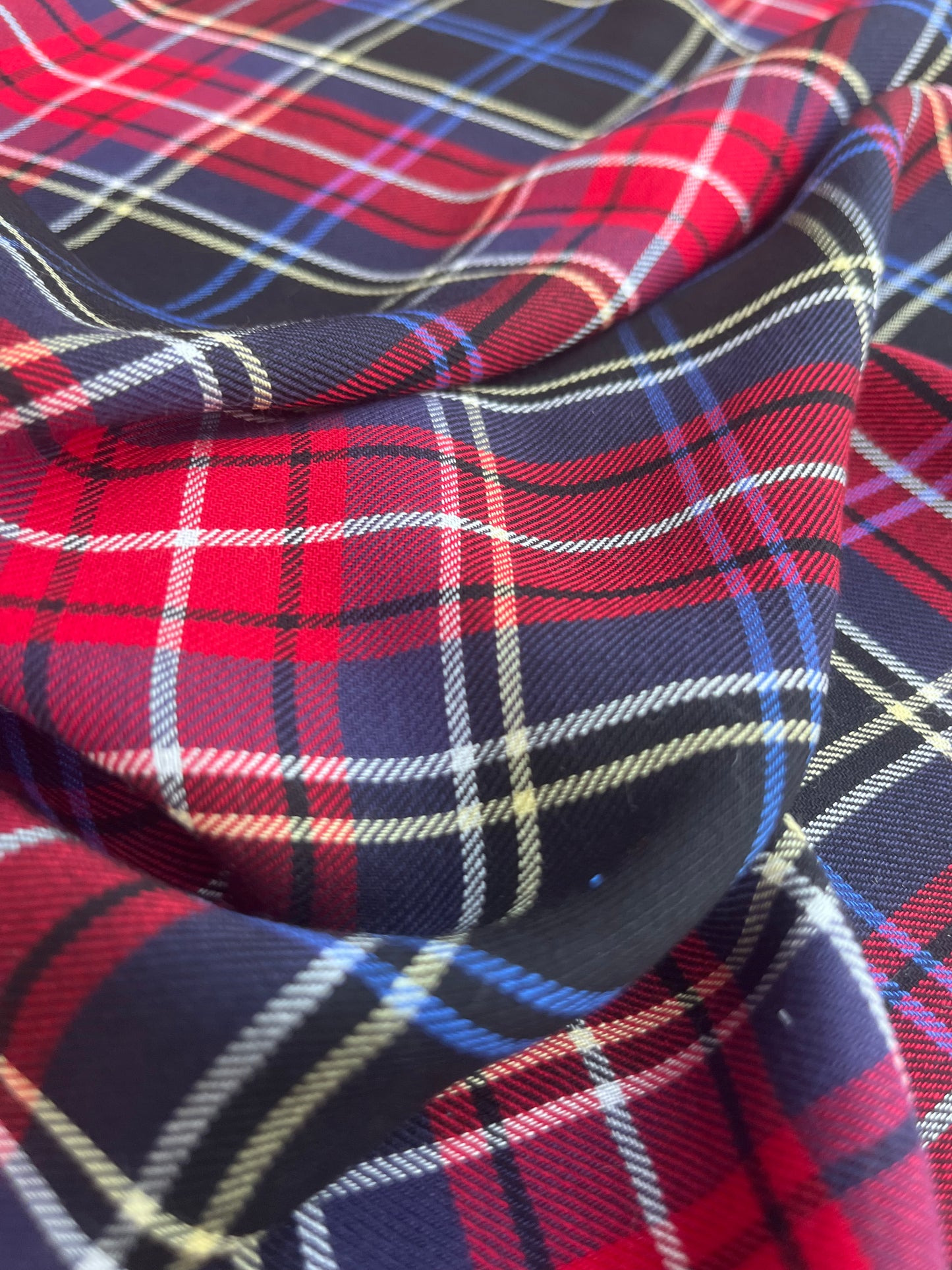 RW 035 woven check cotton/viscose