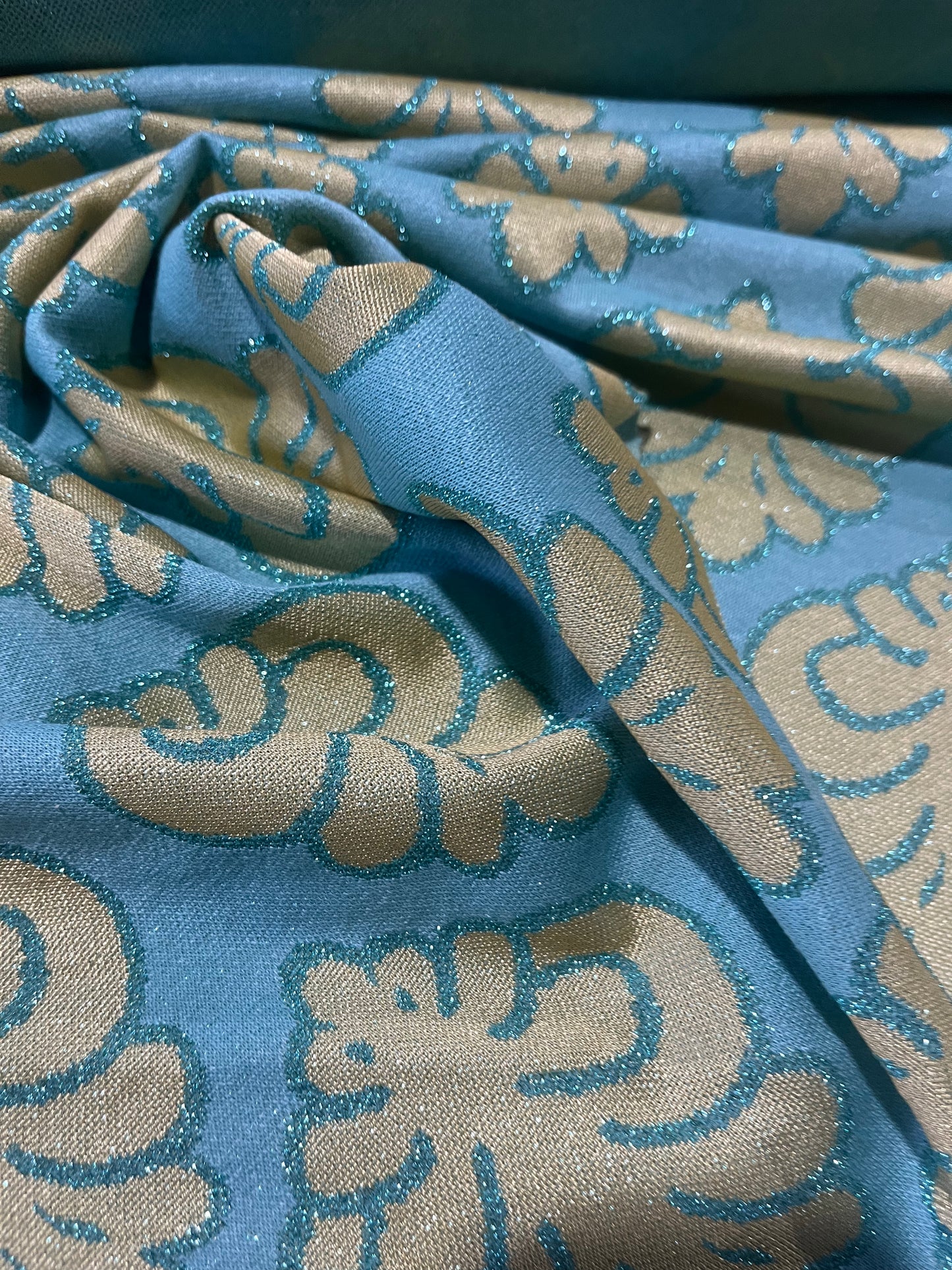 PORTIA 015 jersey jacquard with lurex