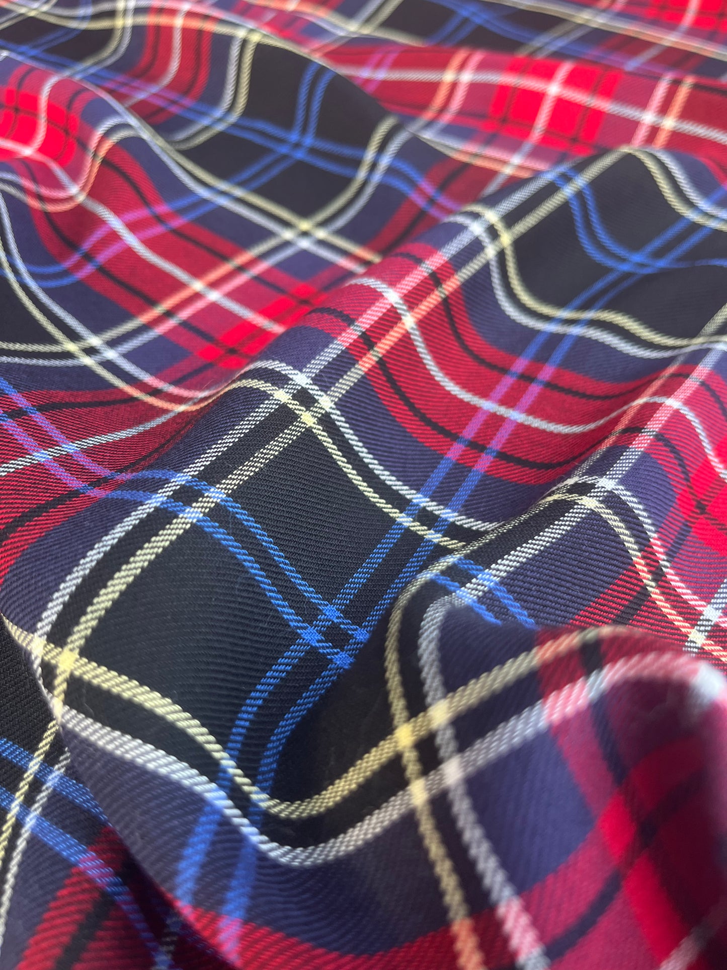 RW 035 woven check cotton/viscose