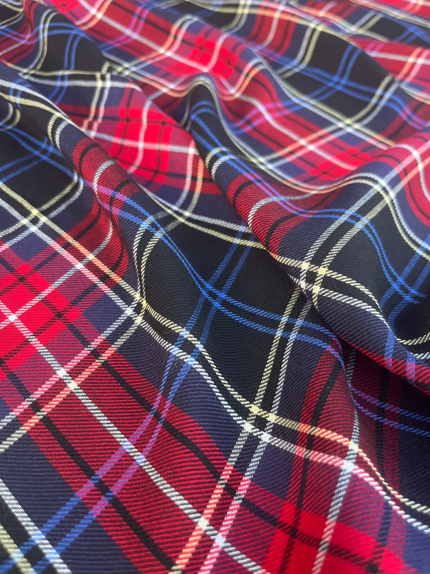 RW 035 woven check cotton/viscose