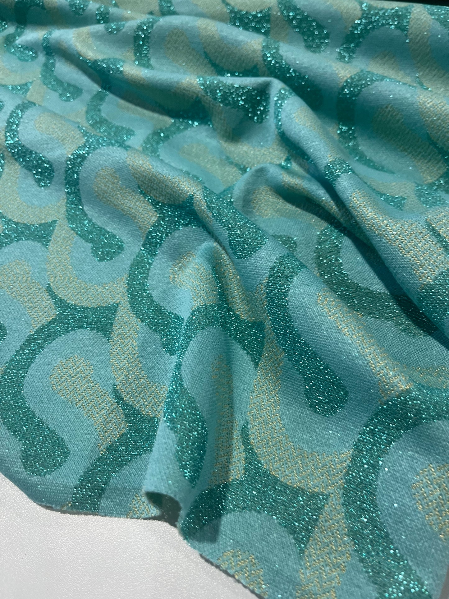 PORTIA 016 jersey jacquard with lurex