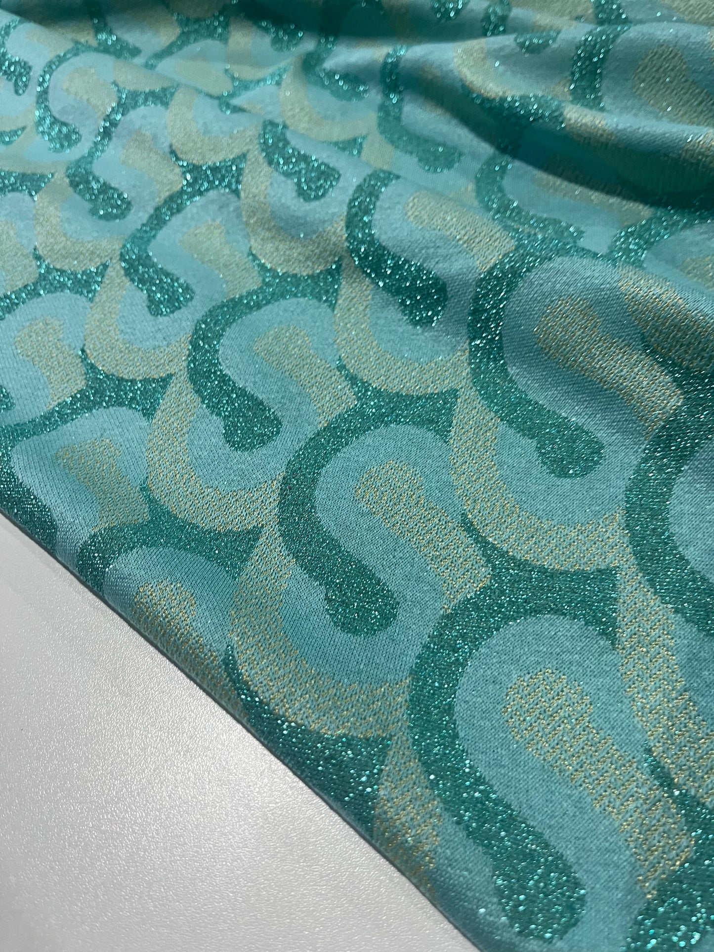 PORTIA 016 jersey jacquard with lurex