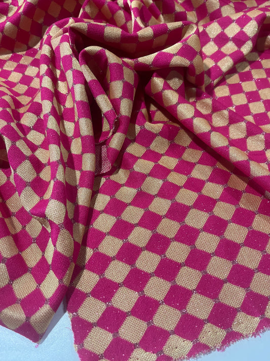 PORTIA 019 jersey jacquard with lurex