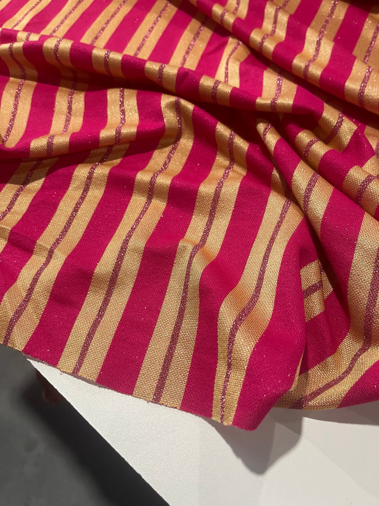 PORTIA 020 jersey jacquard with lurex