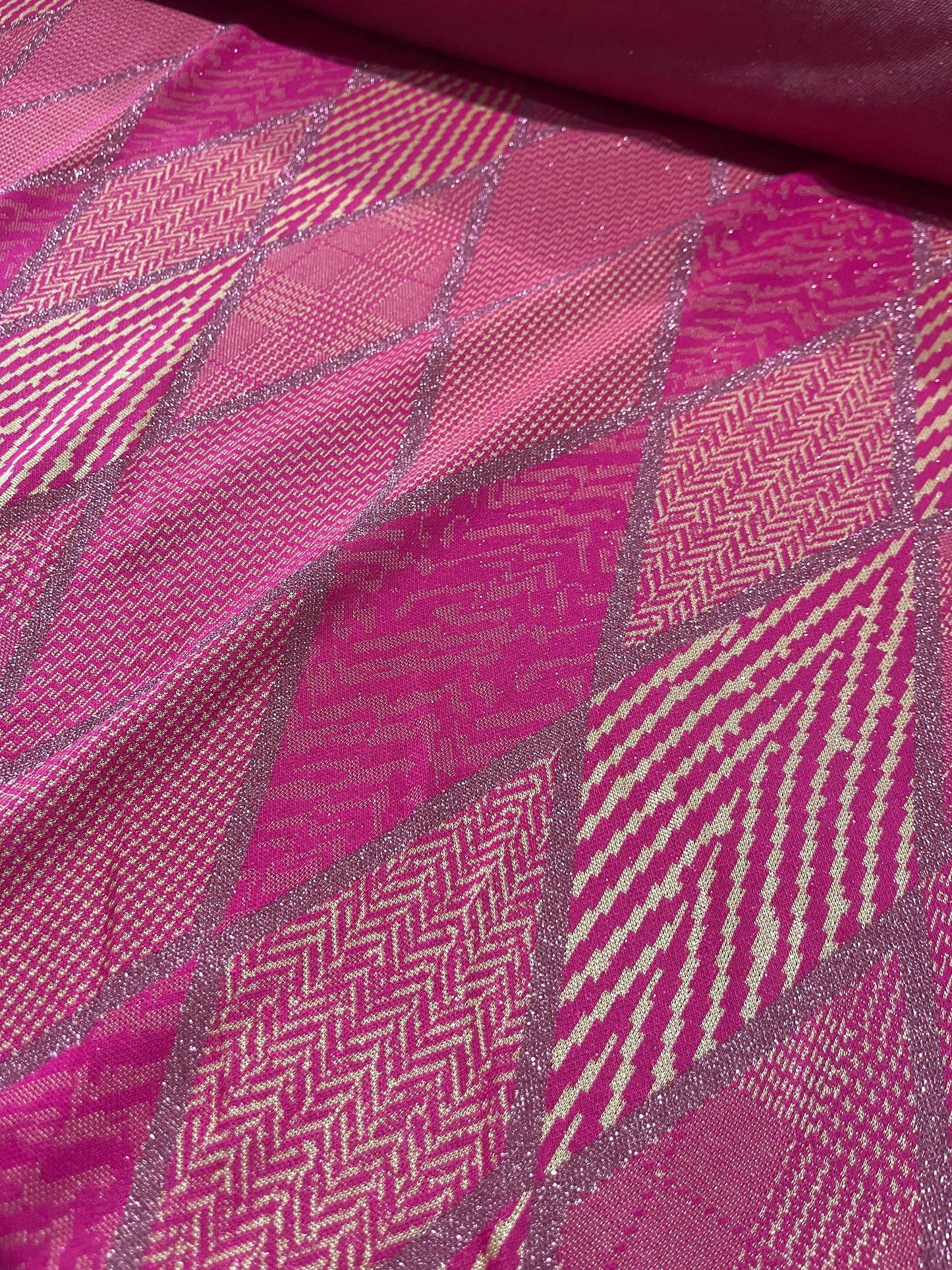 PORTIA 021 jersey jacquard with lurex