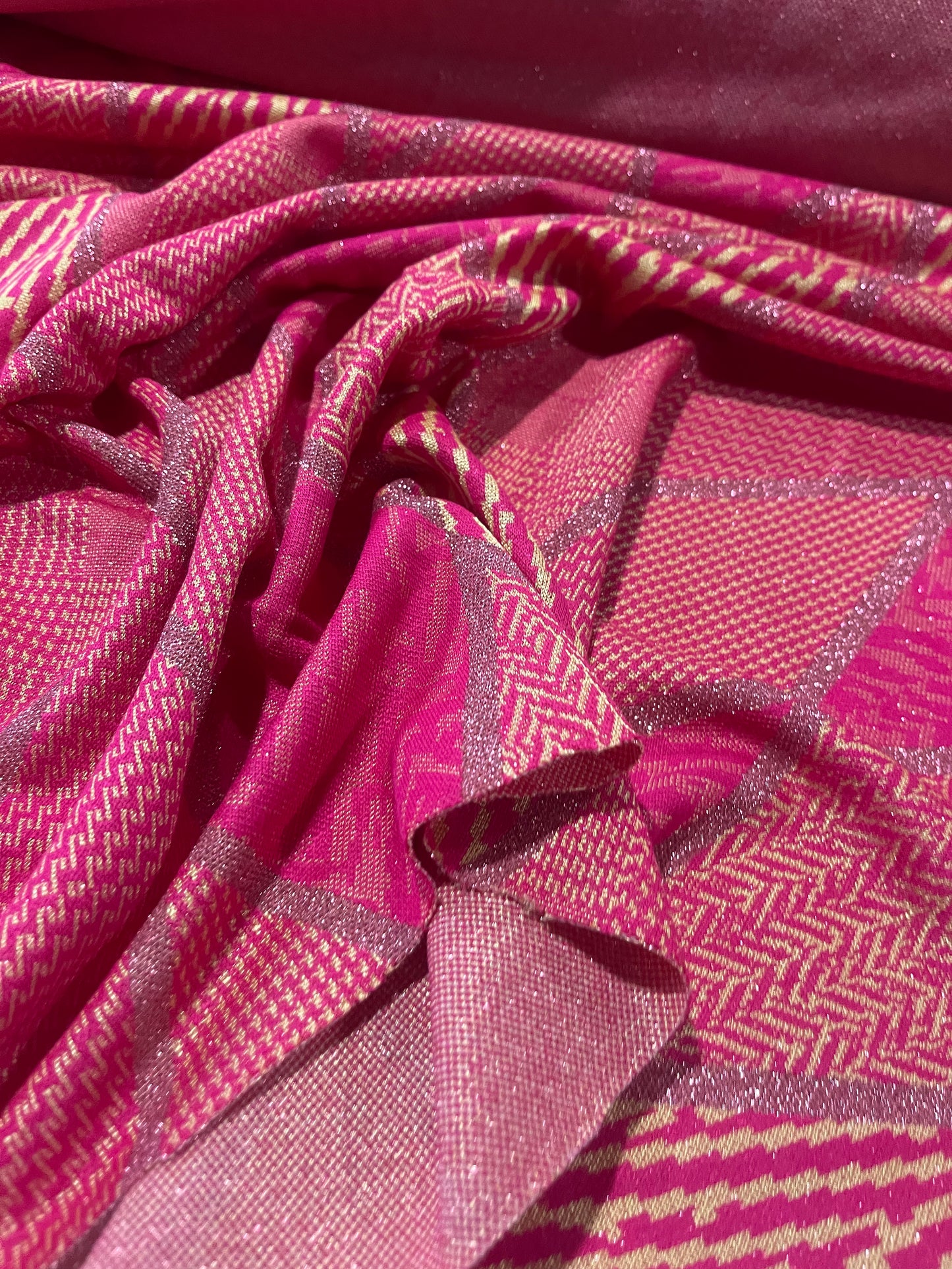 PORTIA 021 jersey jacquard with lurex