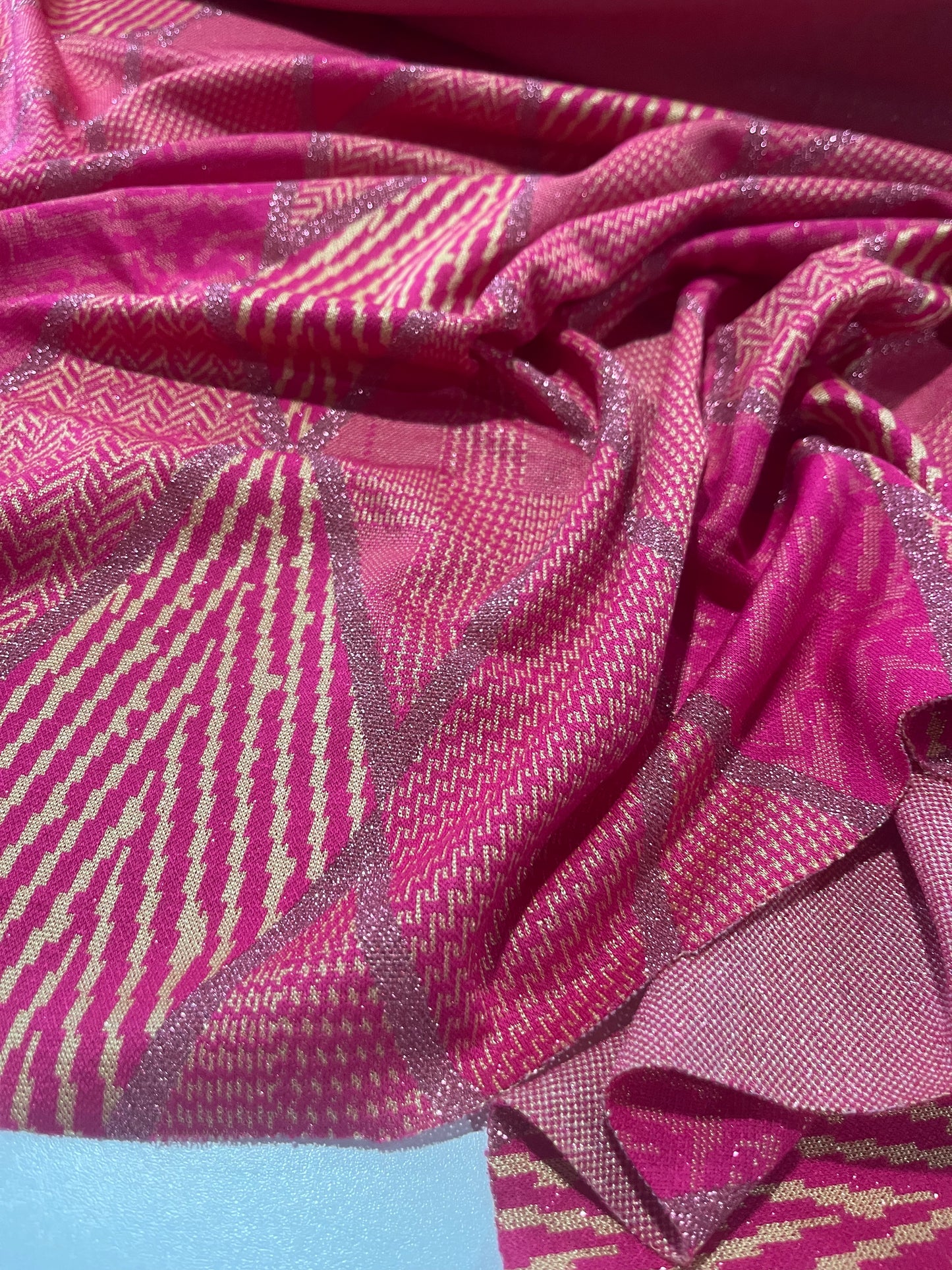 PORTIA 021 jersey jacquard with lurex