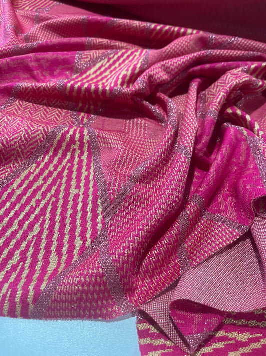 PORTIA 021 jersey jacquard with lurex