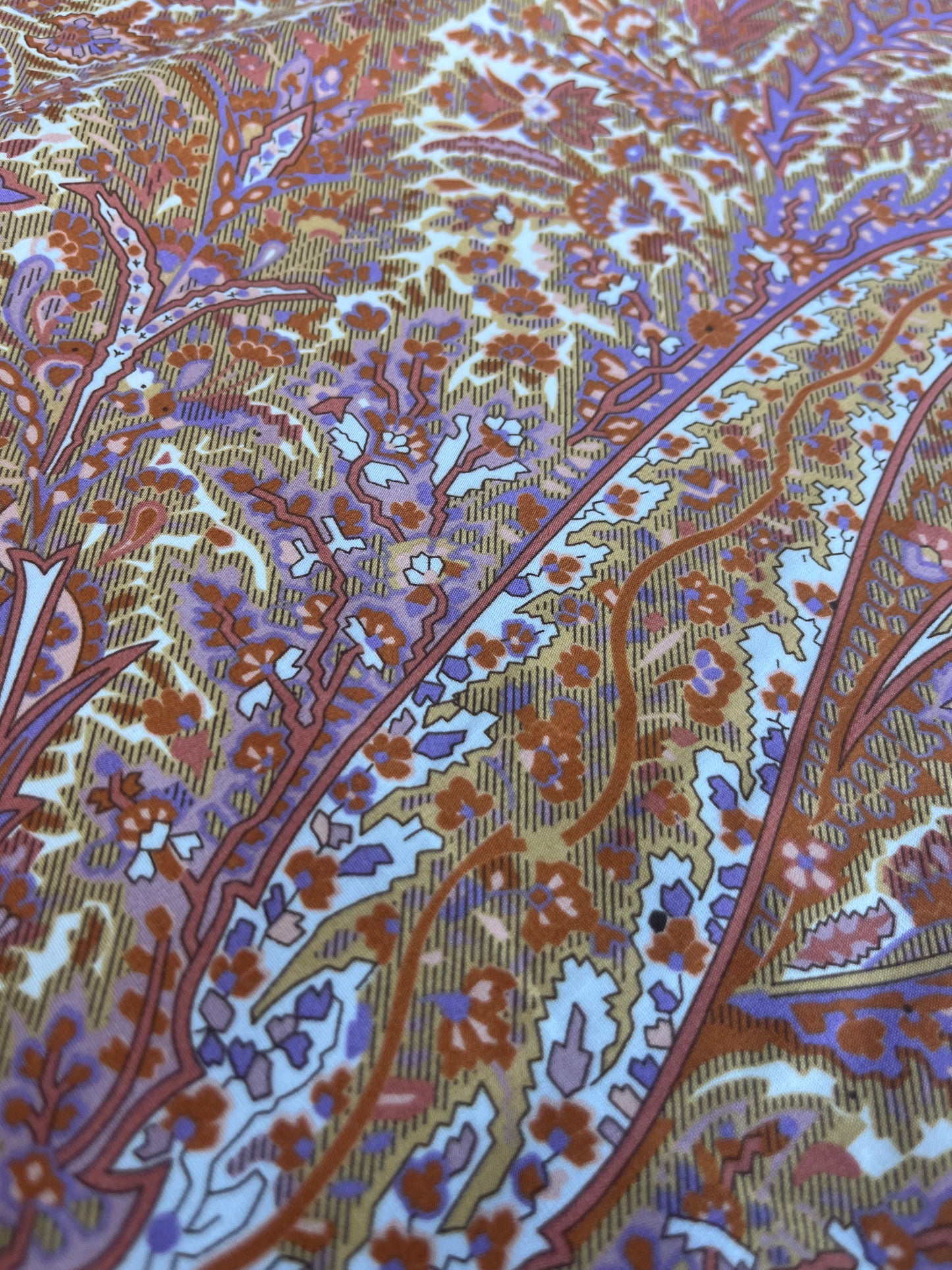 RW 039 poplin stretch with cashemere print