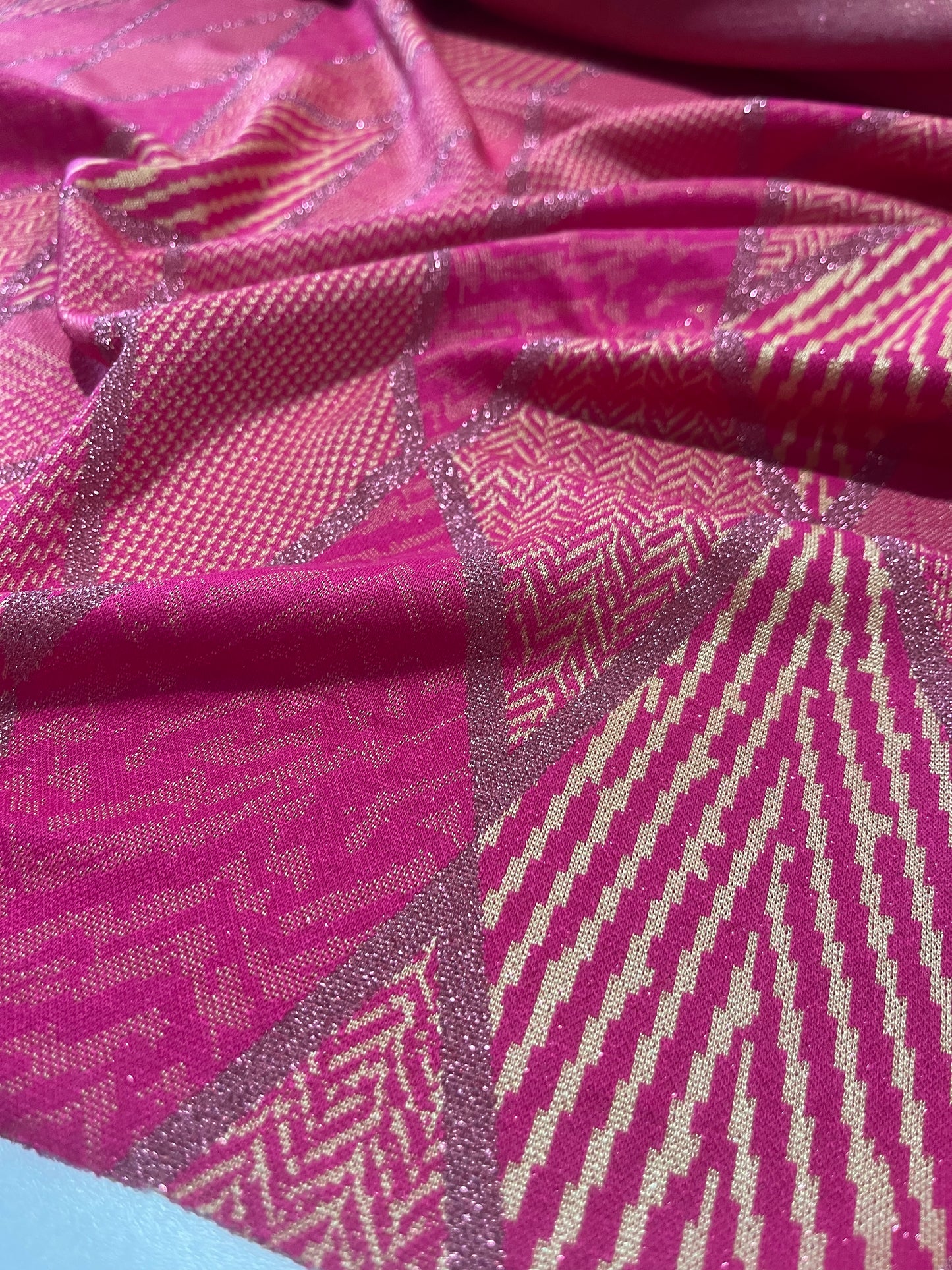 PORTIA 021 jersey jacquard with lurex