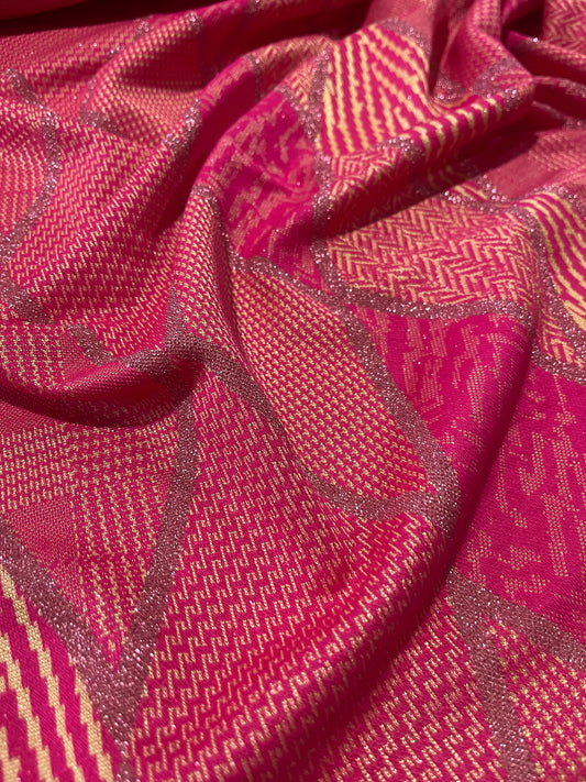 PORTIA 021 jersey jacquard with lurex