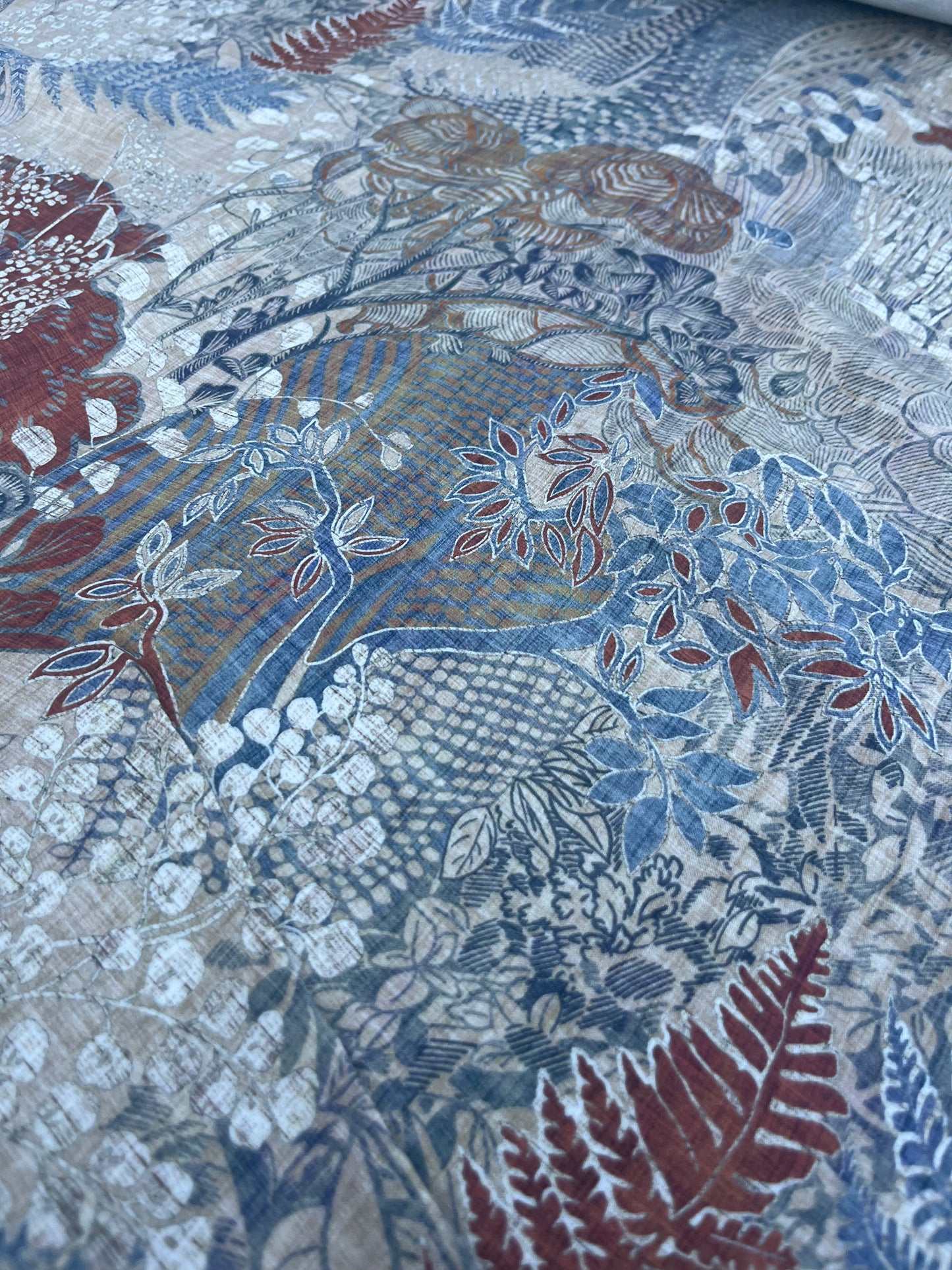 RW 047 viscose fibrane with print