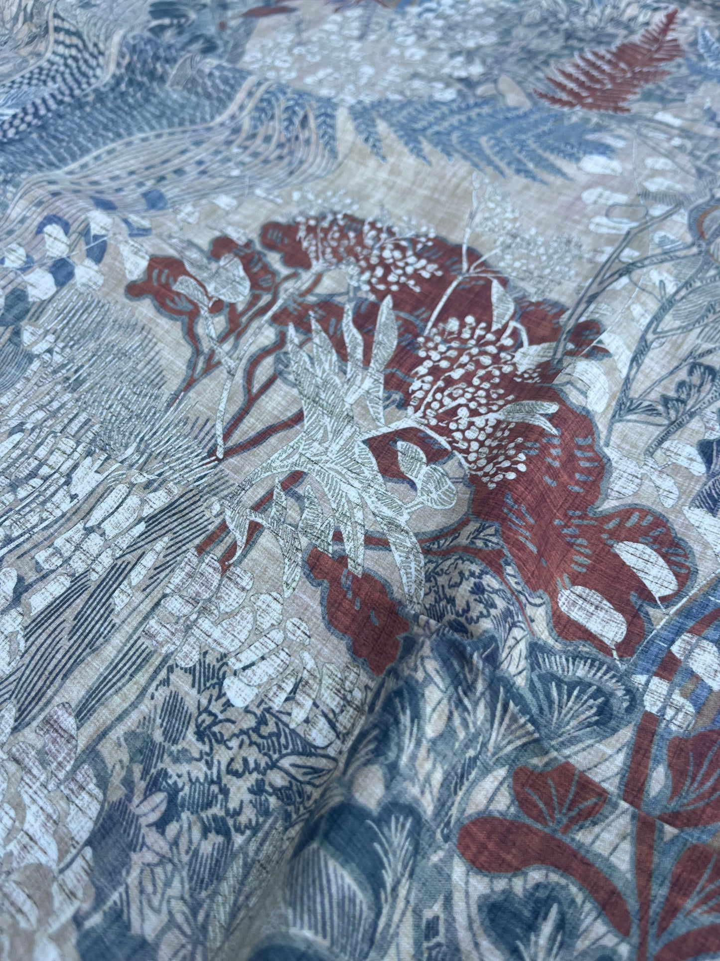 RW 047 viscose fibrane with print