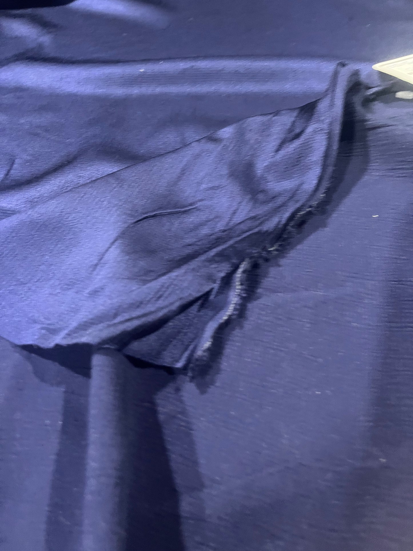 E02 viscose crepon satin navy