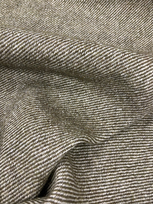 DARIA 036 khaky wool tricotine coat fabric