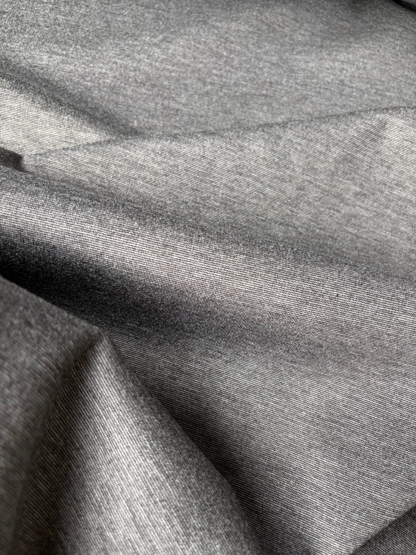 AMI 2.35 grey mélange viscose Punta di Roma jersey